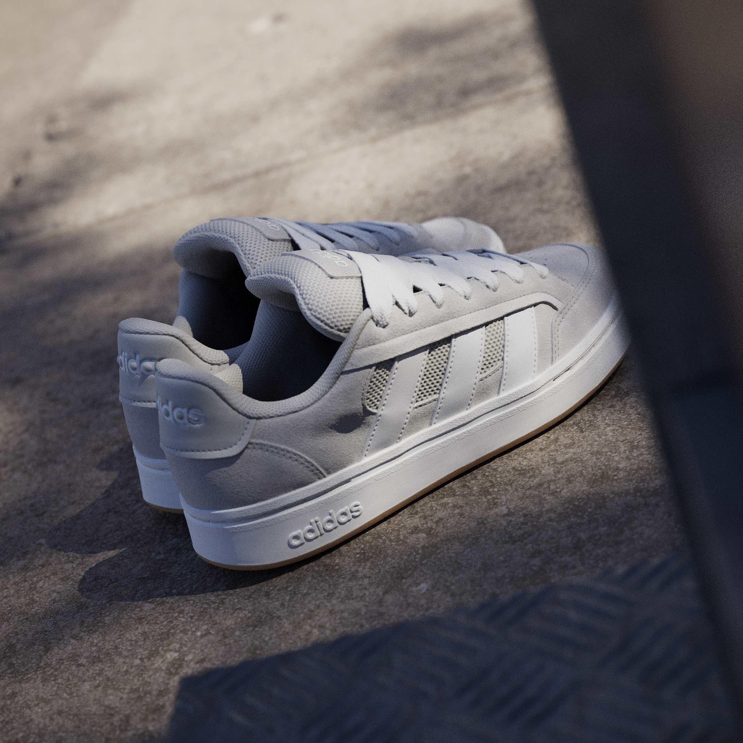 Alumina/Wht/Gum - adidas - Men's Gc Alpha Low-Top Trainers - 13