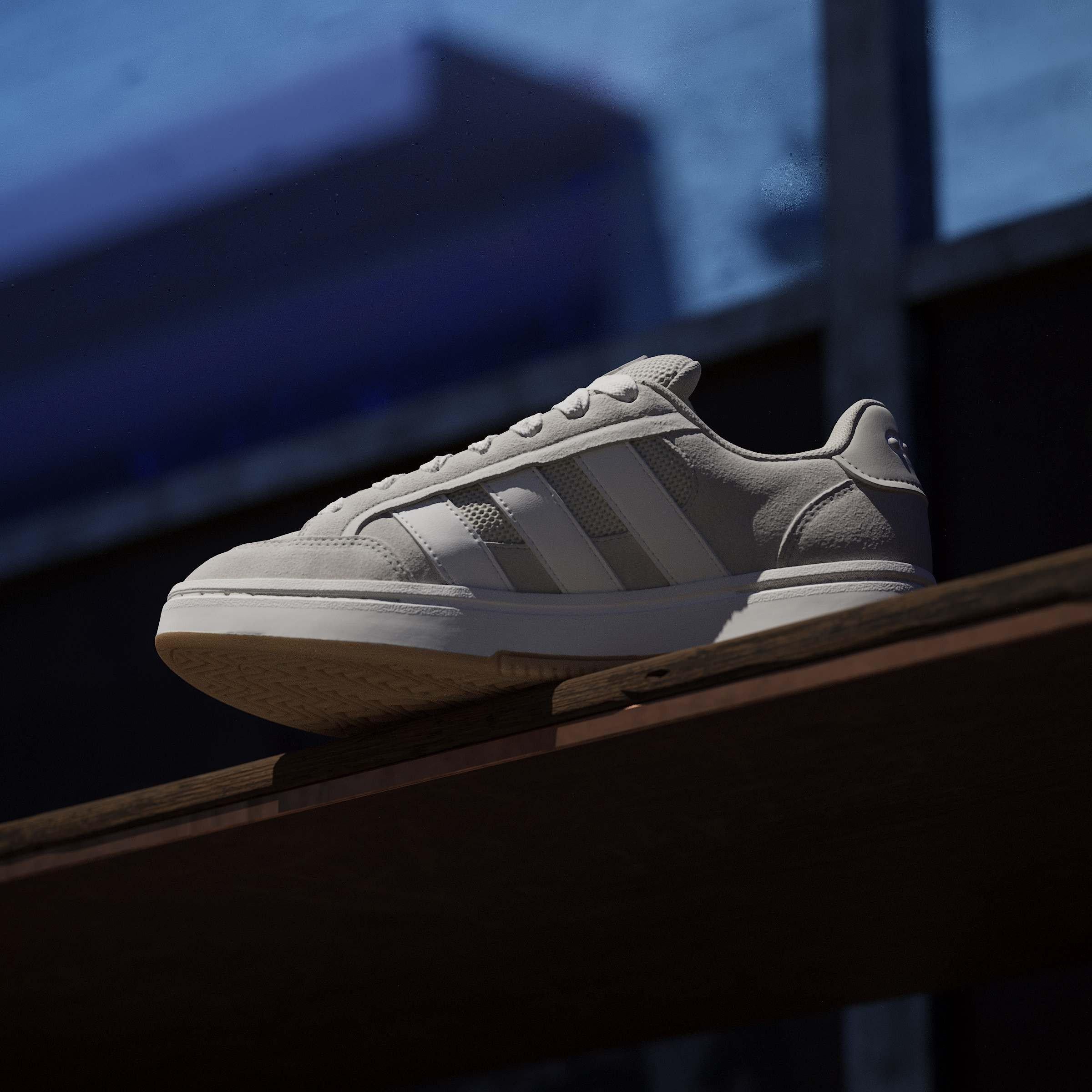 Alumina/Wht/Gum - adidas - Men's Gc Alpha Low-Top Trainers - 14