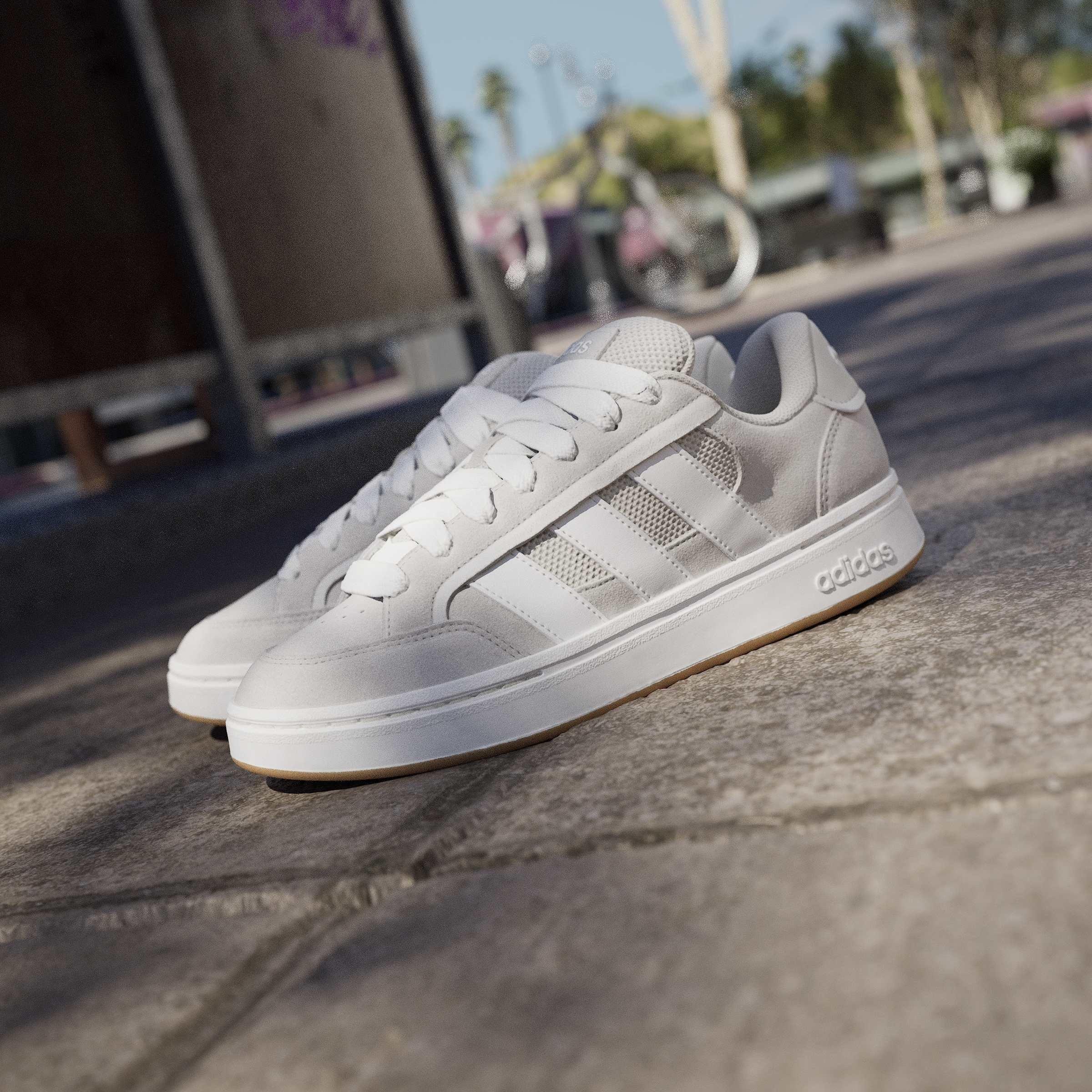 Alumina/Wht/Gum - adidas - Men's Gc Alpha Low-Top Trainers - 15