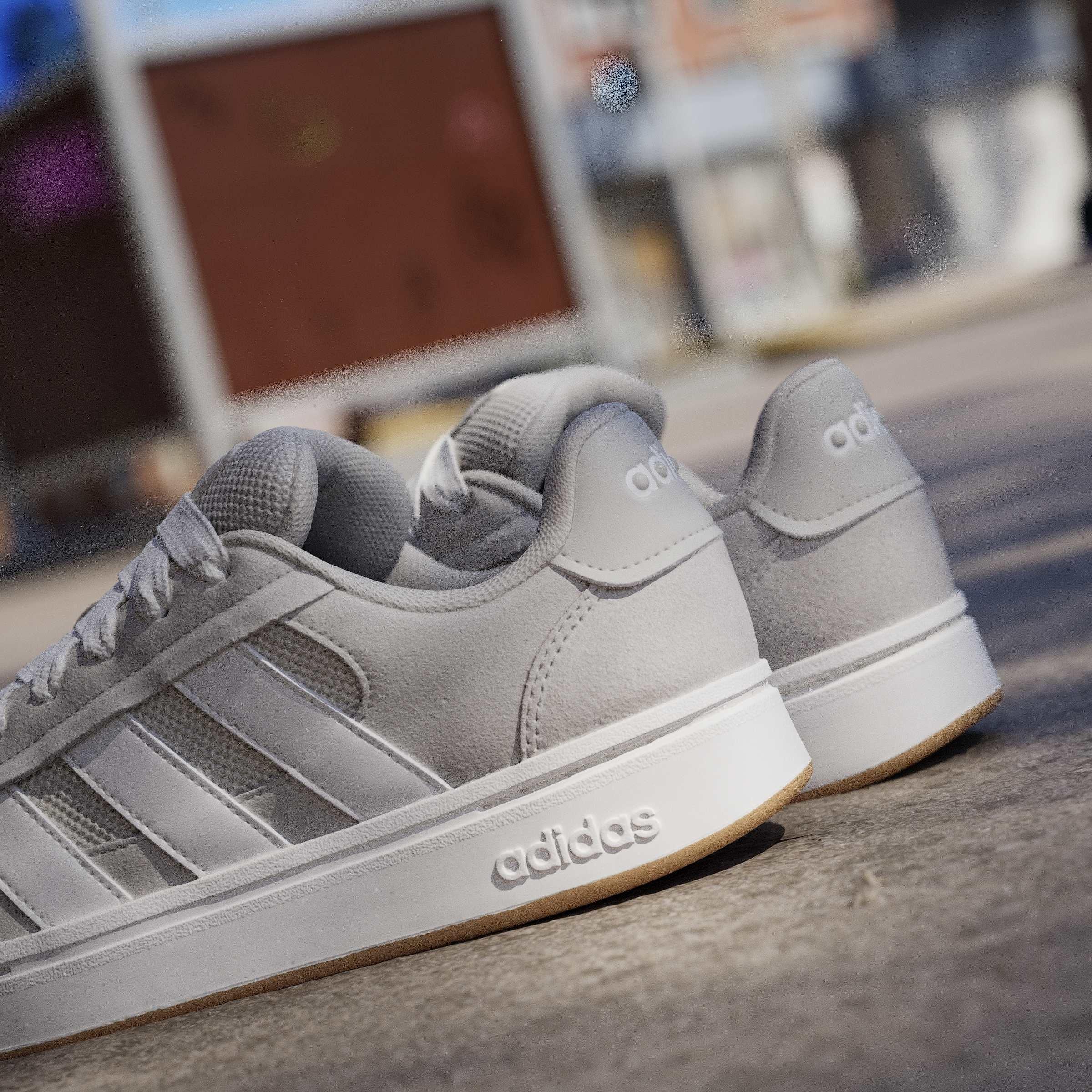 Alumina/Wht/Gum - adidas - Men's Gc Alpha Low-Top Trainers - 16