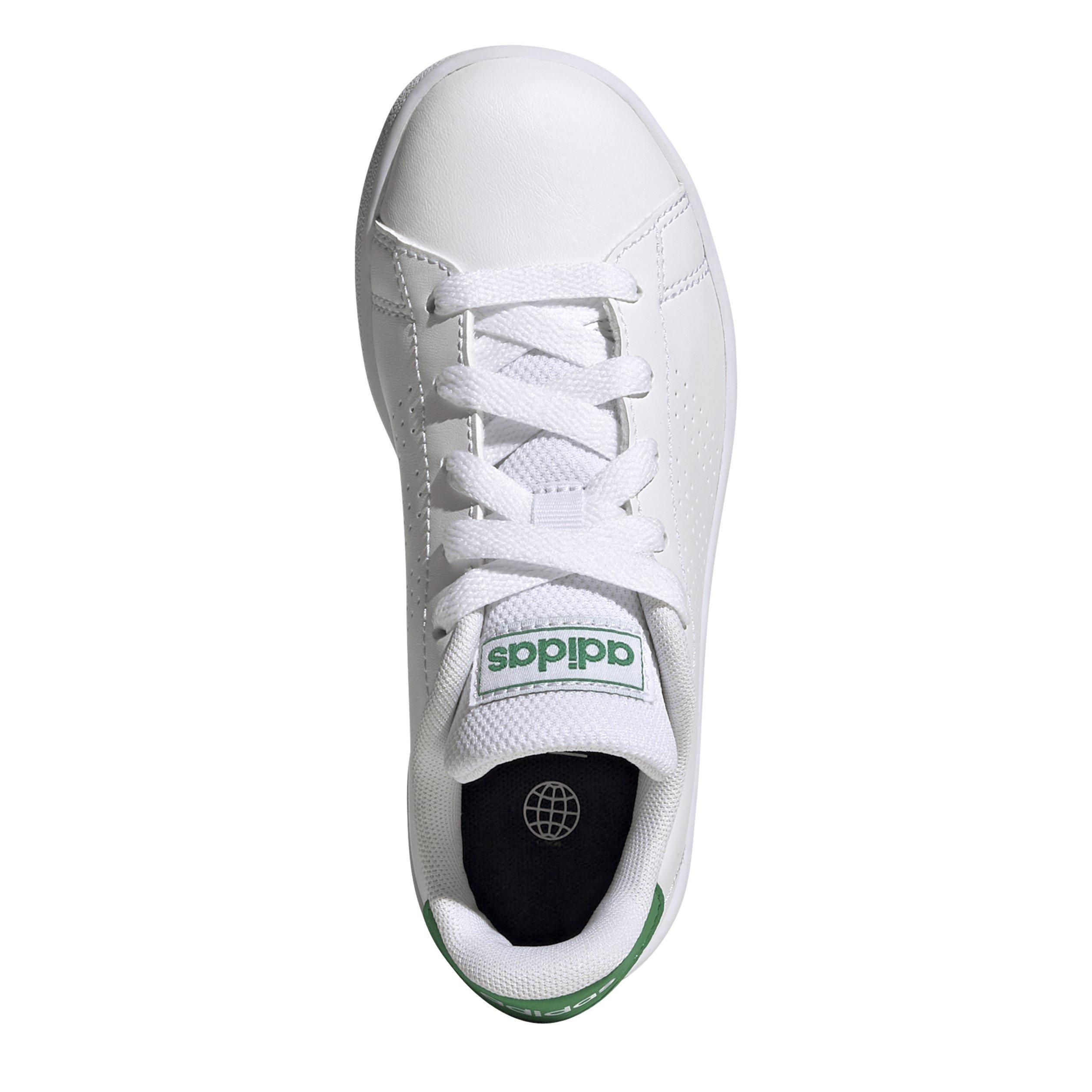 White/Green/ Bl - adidas - Unisex Adults Advantage Low-Top Trainers - 5