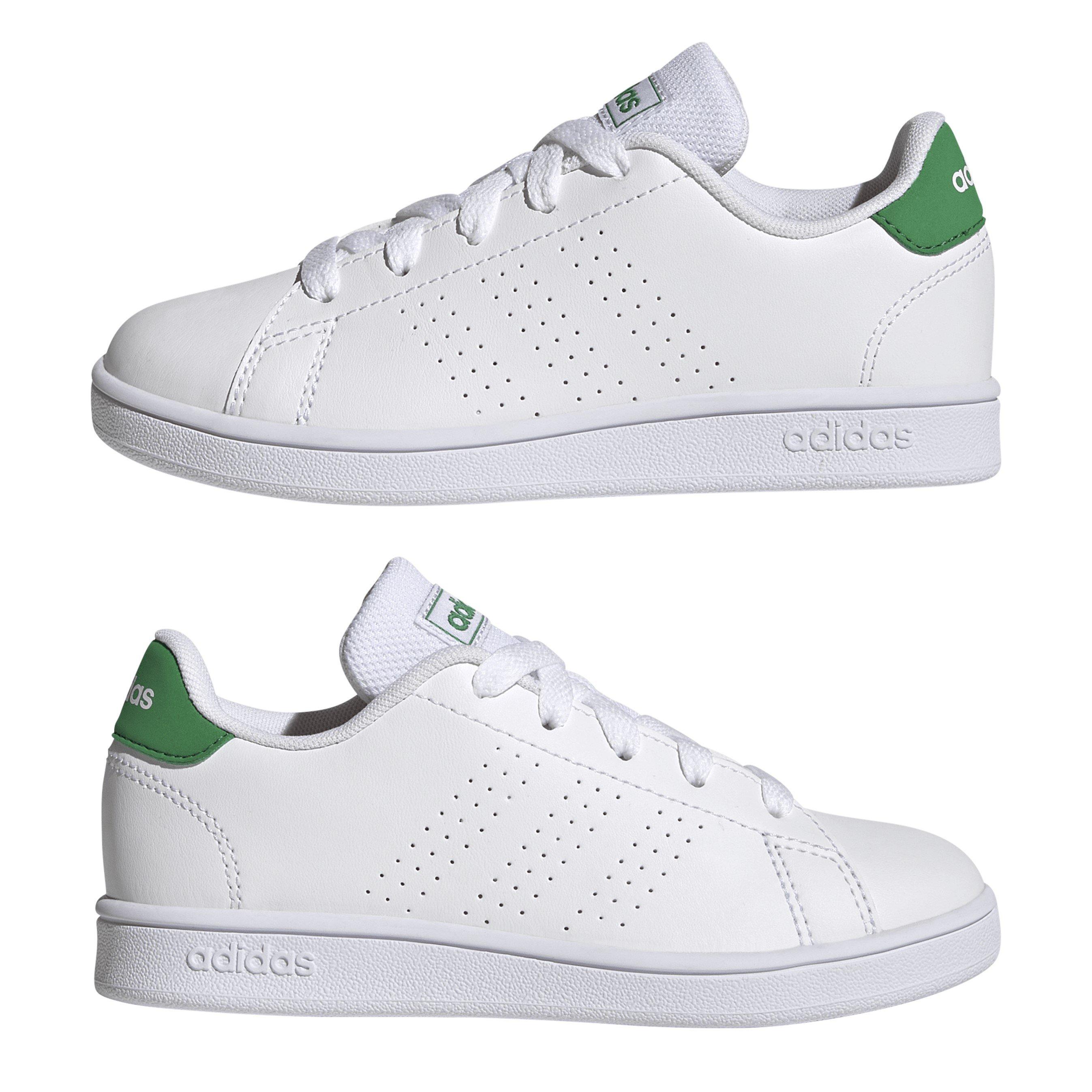 White/Green/ Bl - adidas - Unisex Adults Advantage Low-Top Trainers - 9