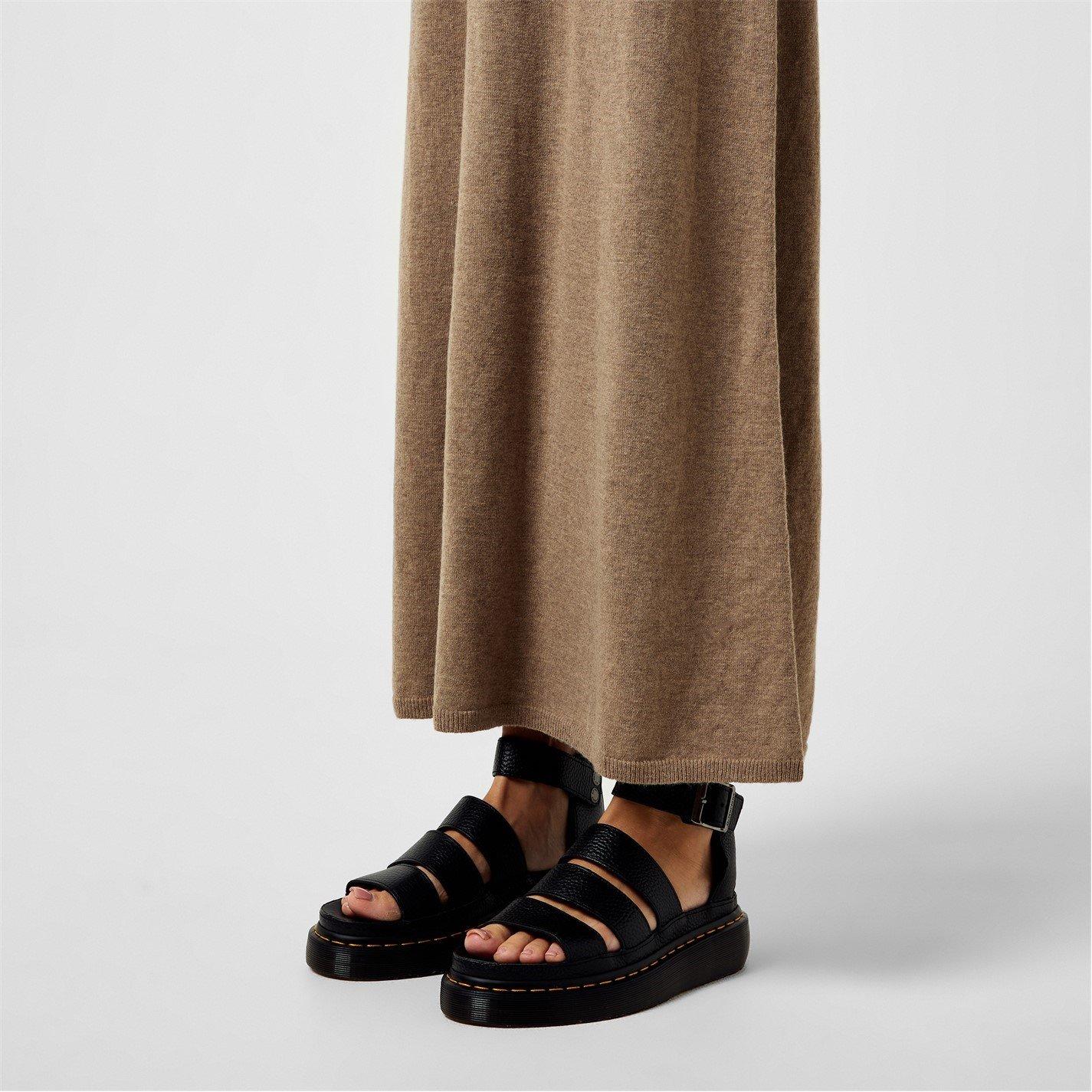 Black - Dr Martens - Clarissa Flatform Sandals - 2