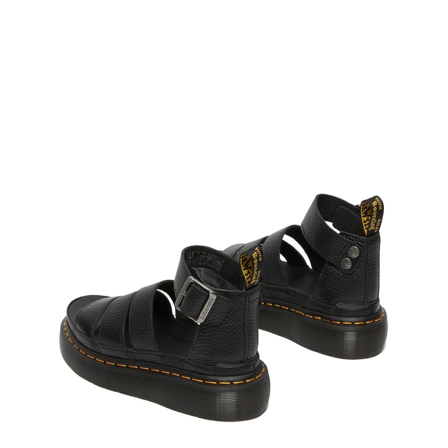Black - Dr Martens - Clarissa Flatform Sandals - 4