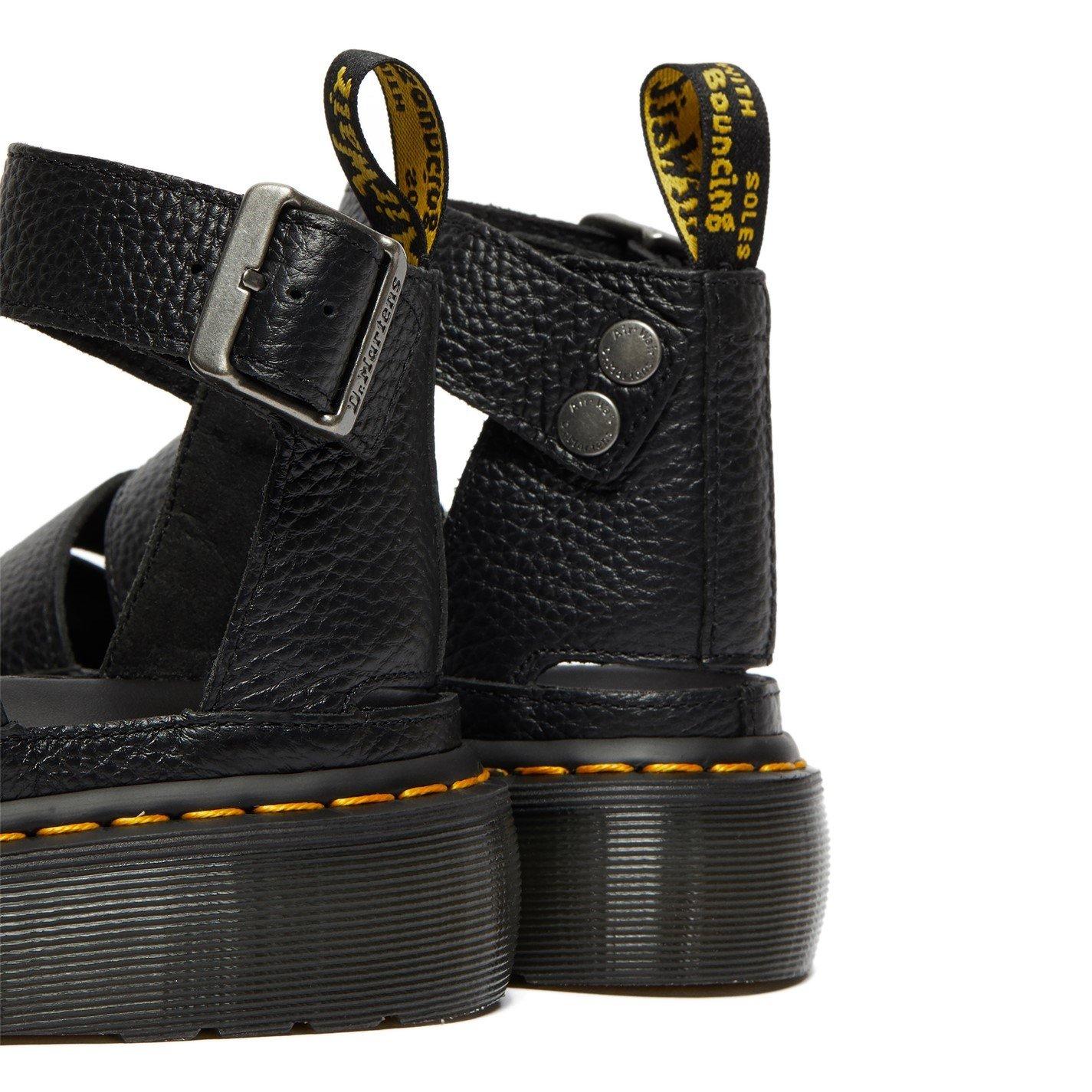 Black - Dr Martens - Clarissa Flatform Sandals - 8