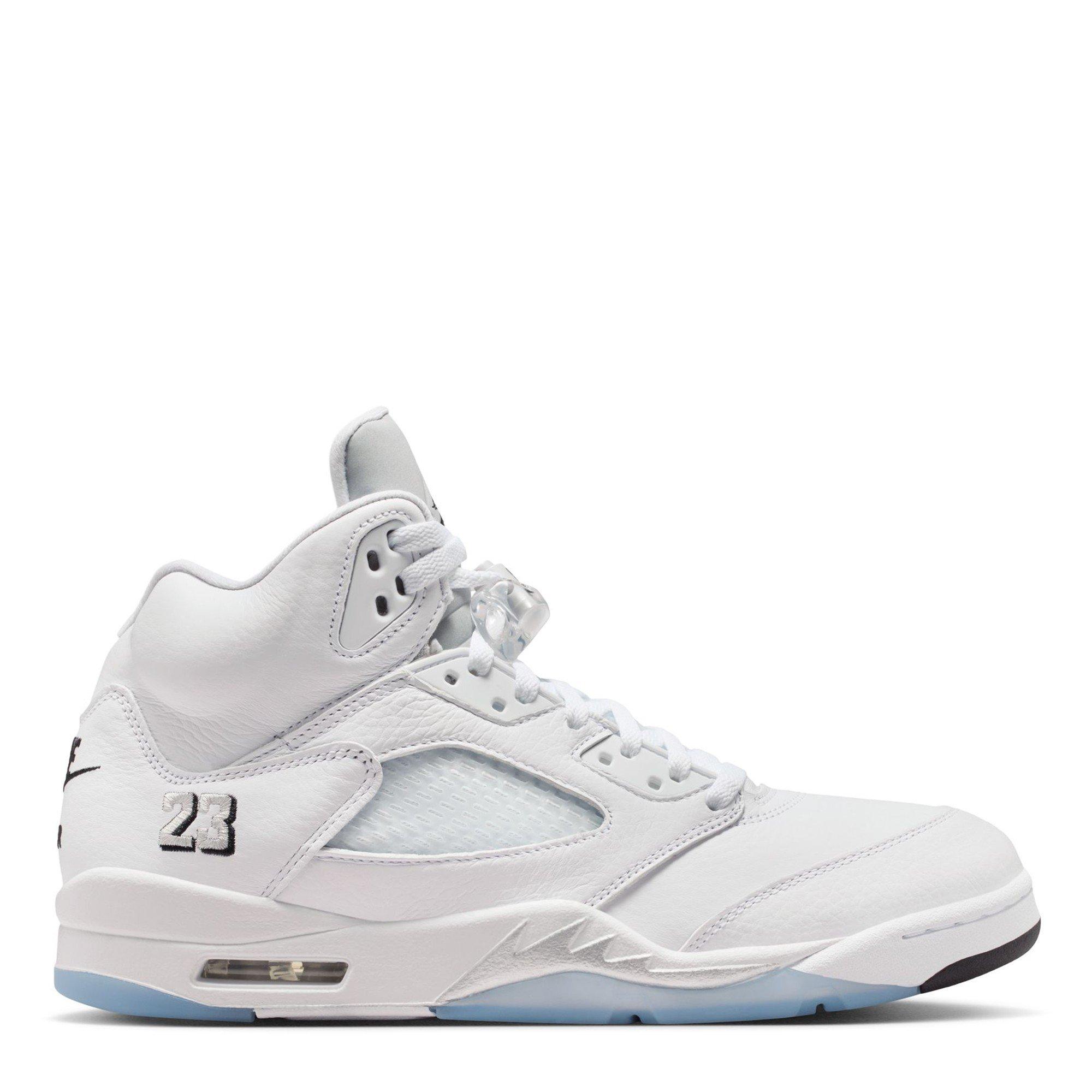 White/Black - Air Jordan - Air Jordan 5 Retro OG White Metallic - 1