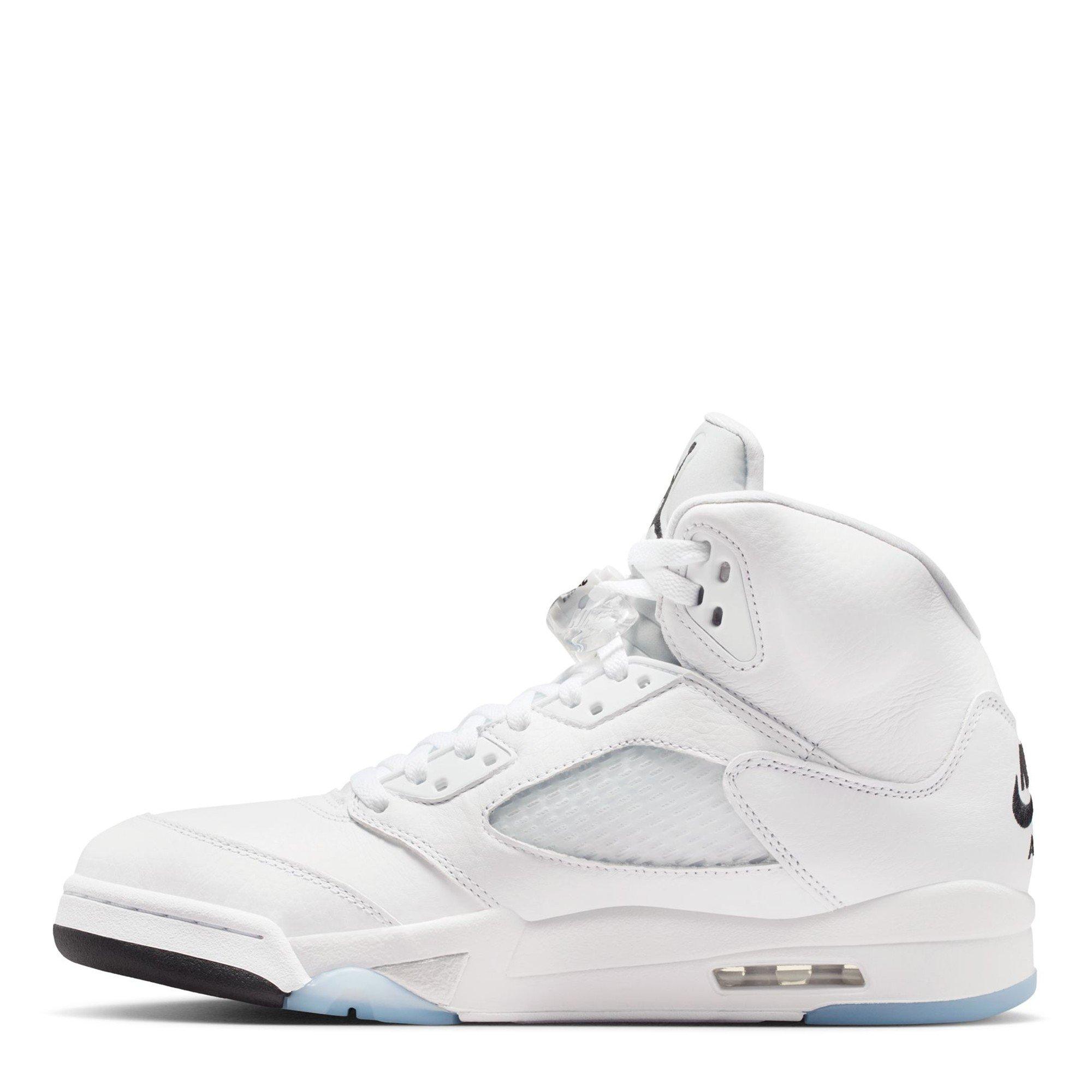White/Black - Air Jordan - Air Jordan 5 Retro OG White Metallic - 2