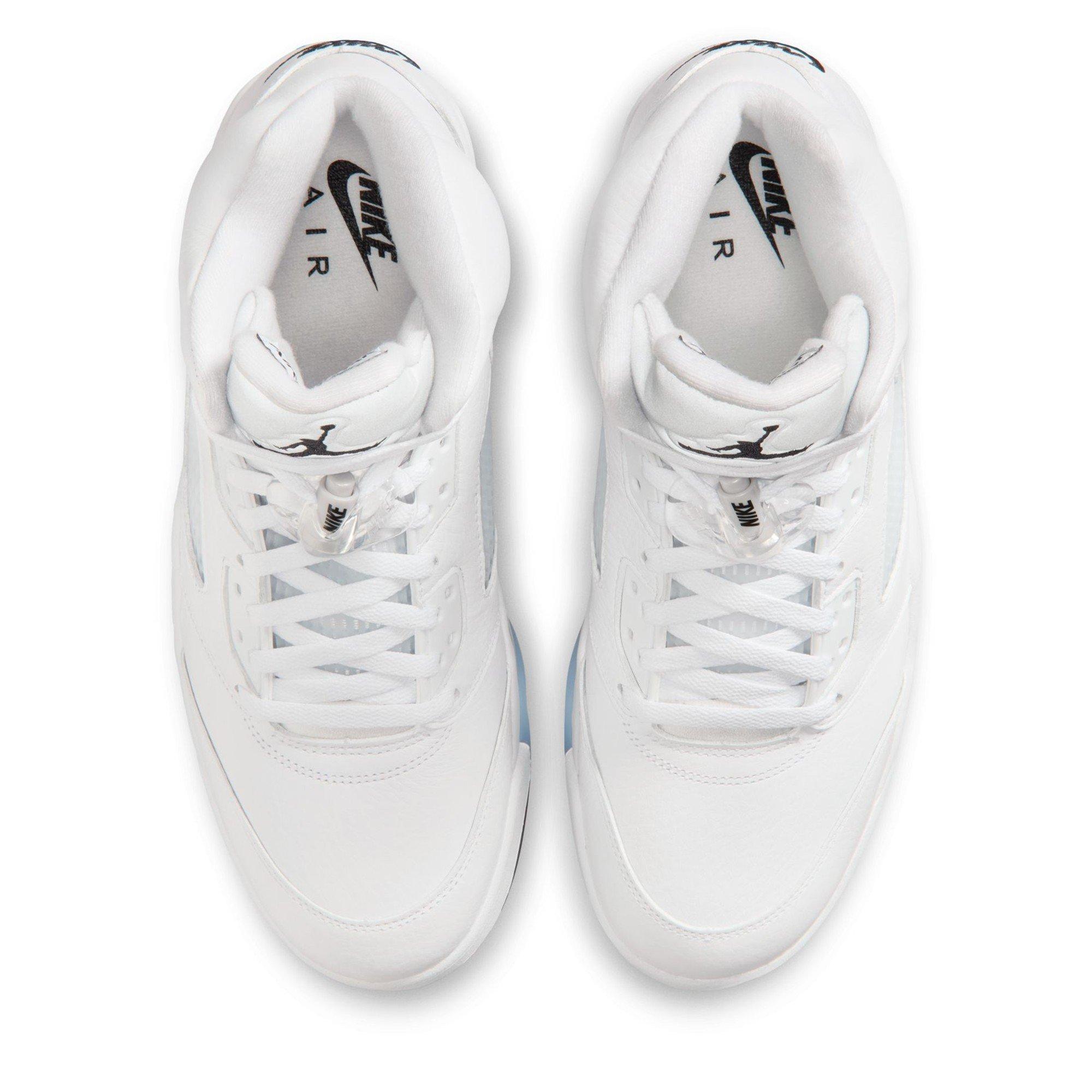 White/Black - Air Jordan - Air Jordan 5 Retro OG White Metallic - 5