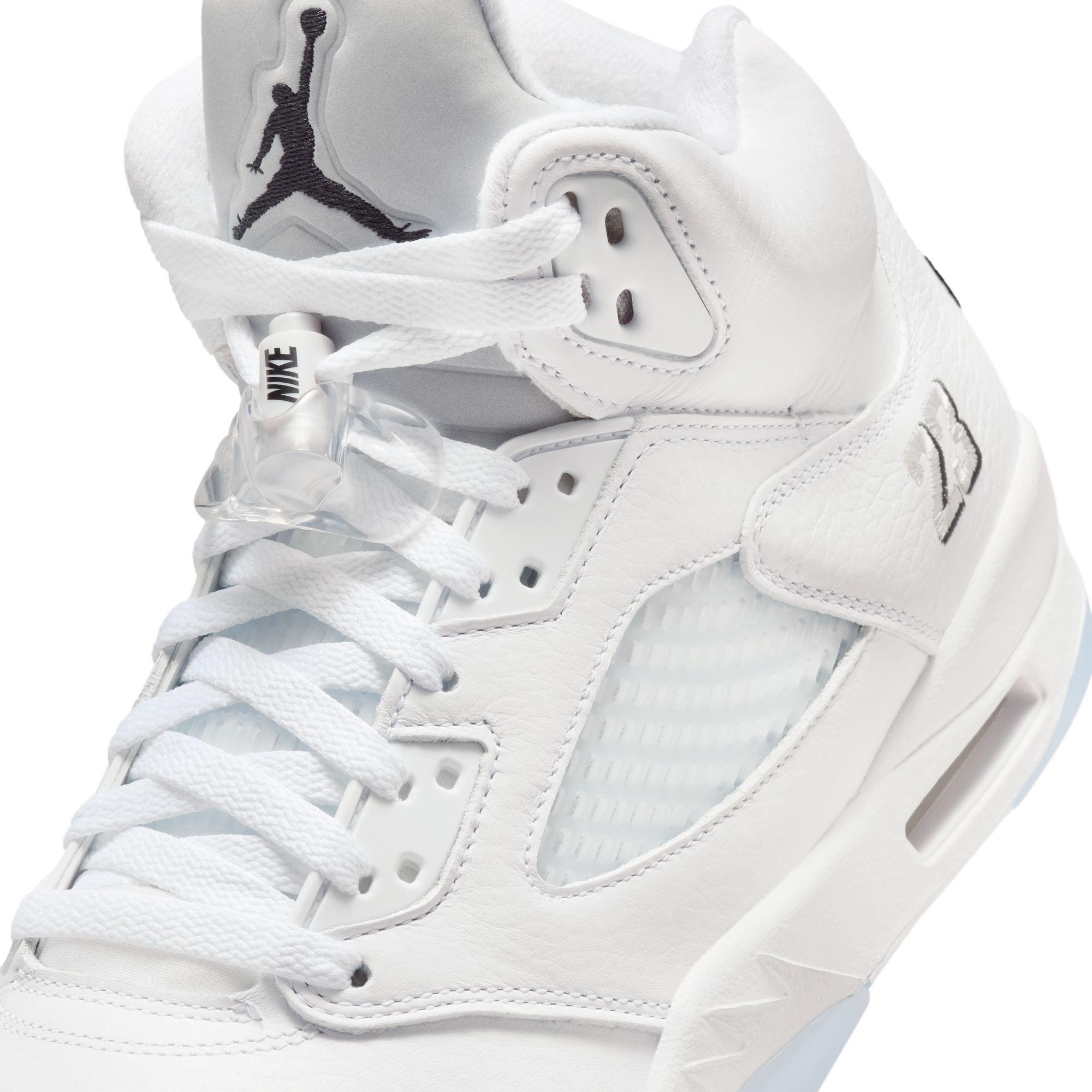 White/Black - Air Jordan - Air Jordan 5 Retro OG White Metallic - 7