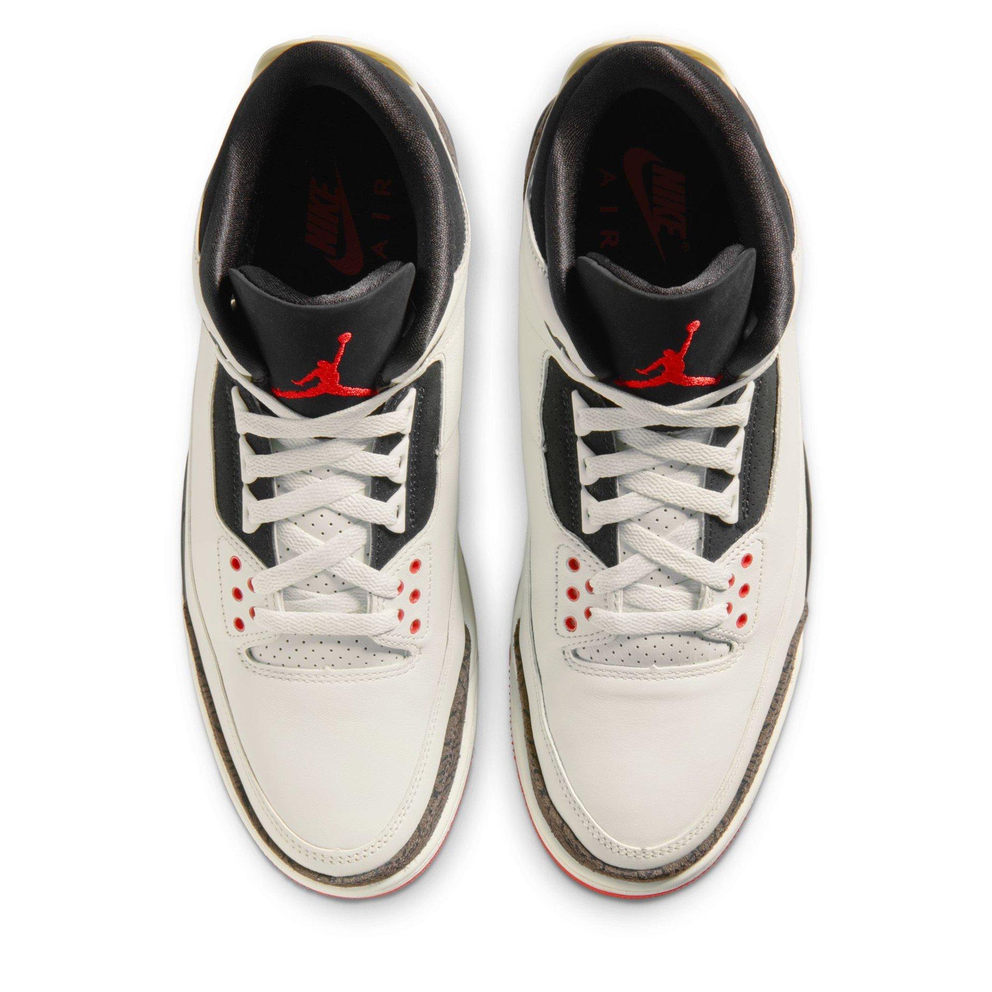 Sail/Black - Air Jordan - Mens Nike Jordan Air 3 Trainers - 5