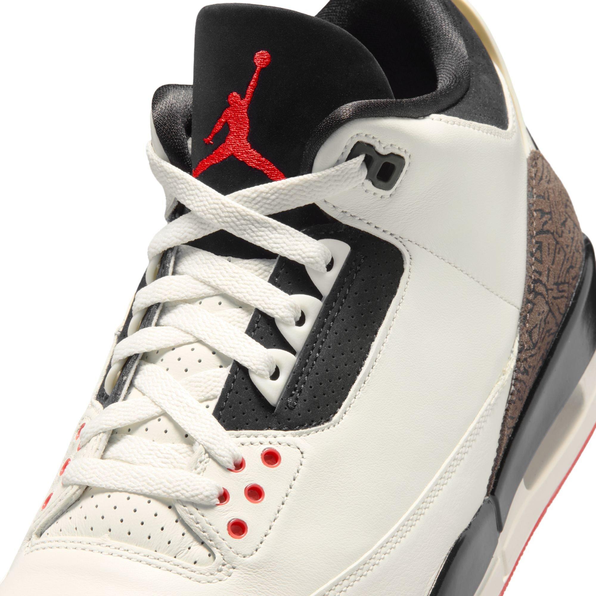 Sail/Black - Air Jordan - Mens Nike Jordan Air 3 Trainers - 7