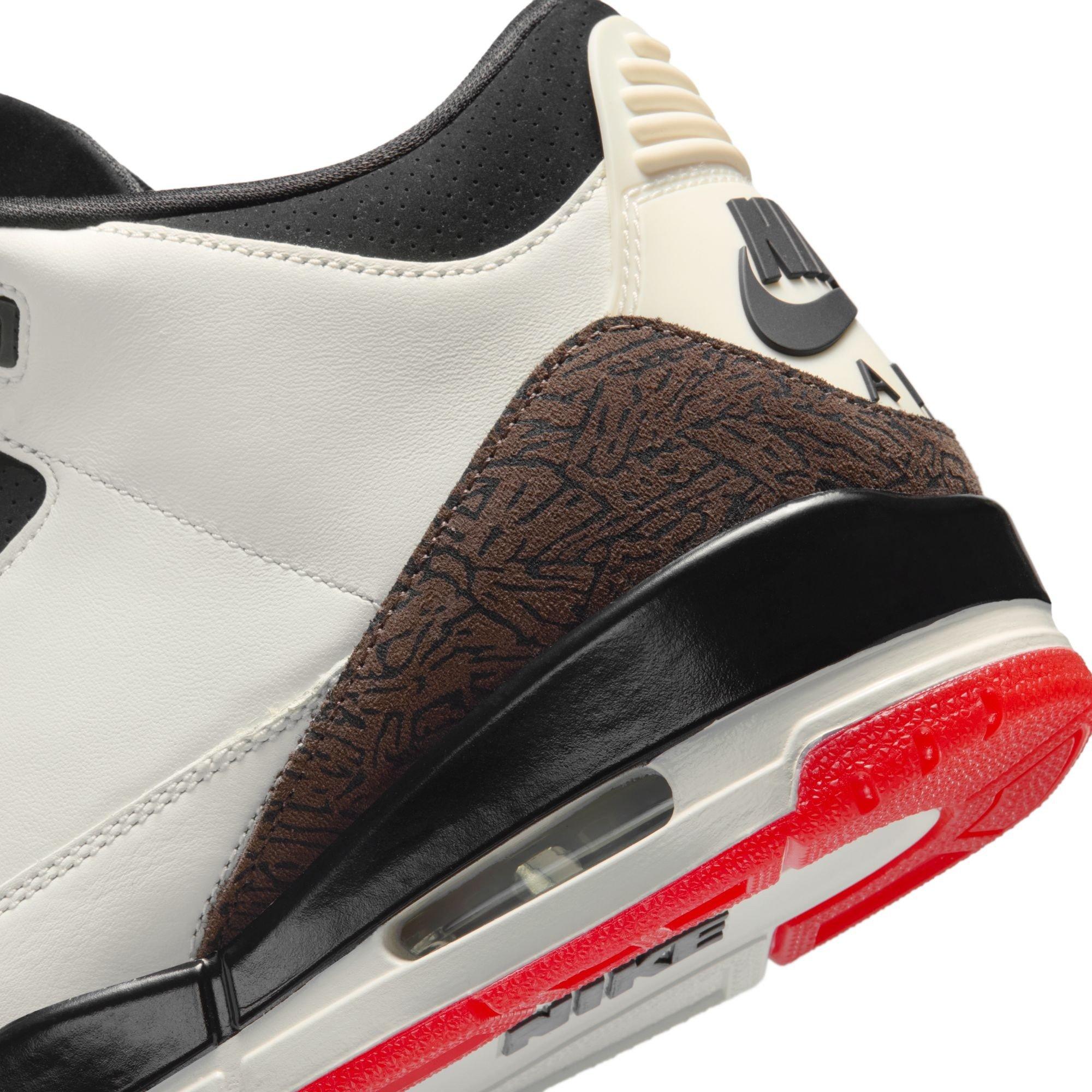 Sail/Black - Air Jordan - Mens Nike Jordan Air 3 Trainers - 8