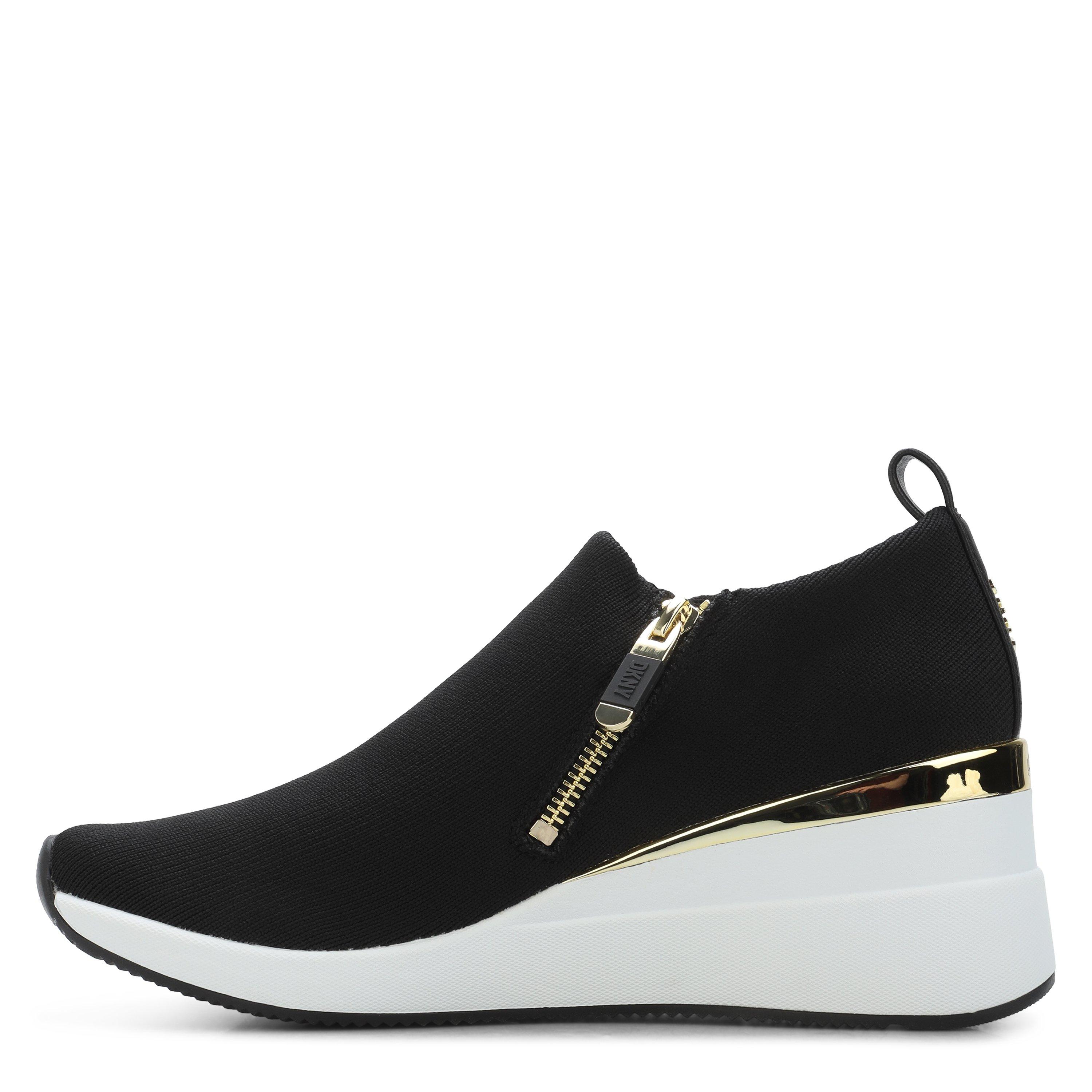Zwart - DKNY - Women's Palma Wedge Trainers - 2
