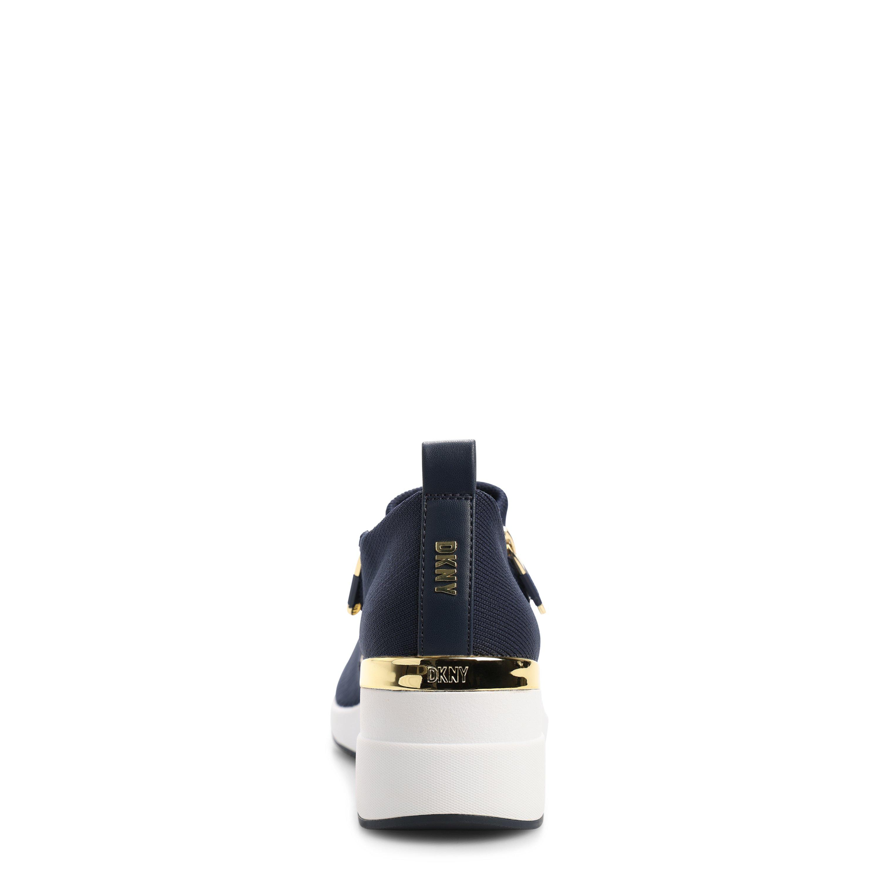 Zwart - DKNY - Women's Palma Wedge Trainers - 5