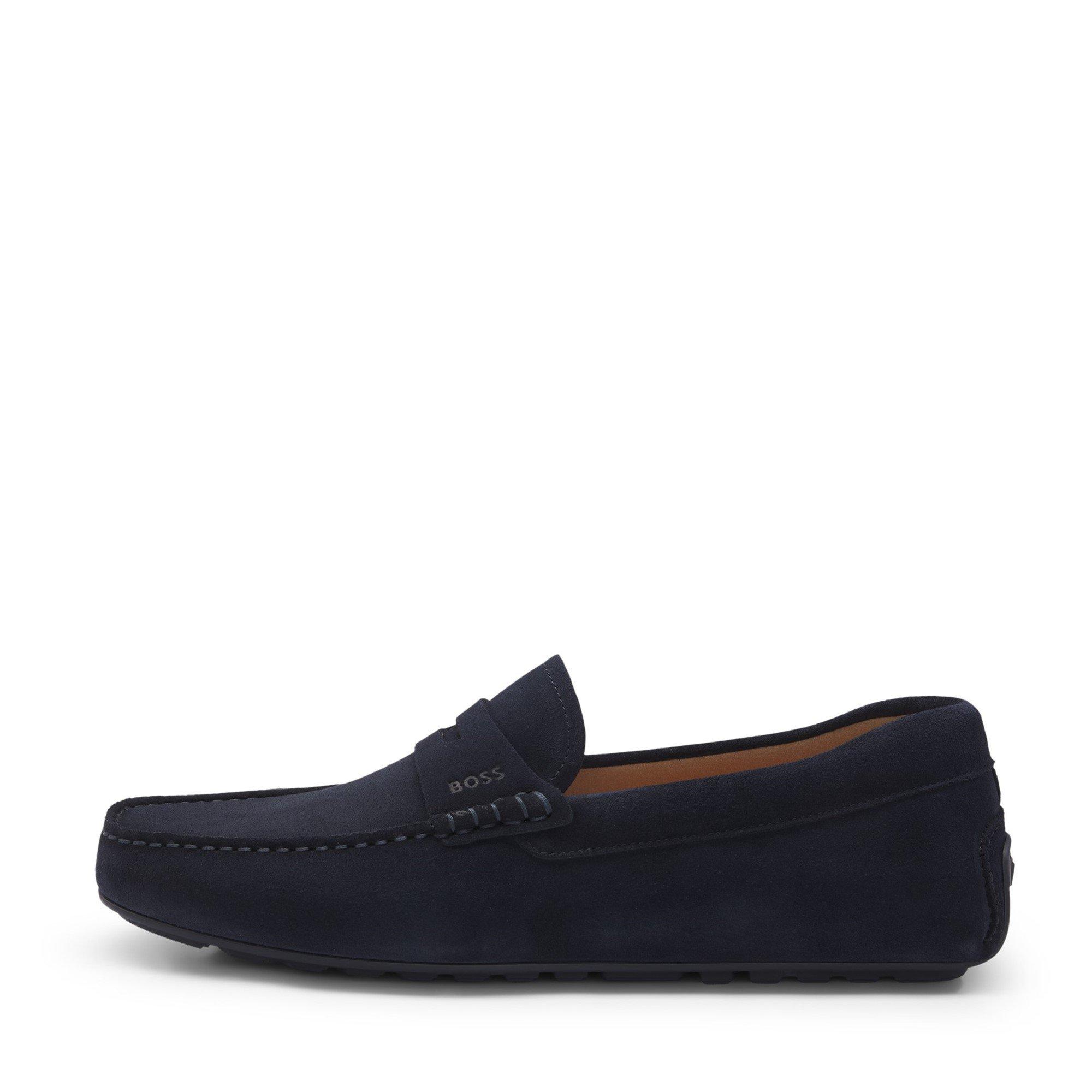 Dark Blue 401 - Boss - Suede Loafers - 2