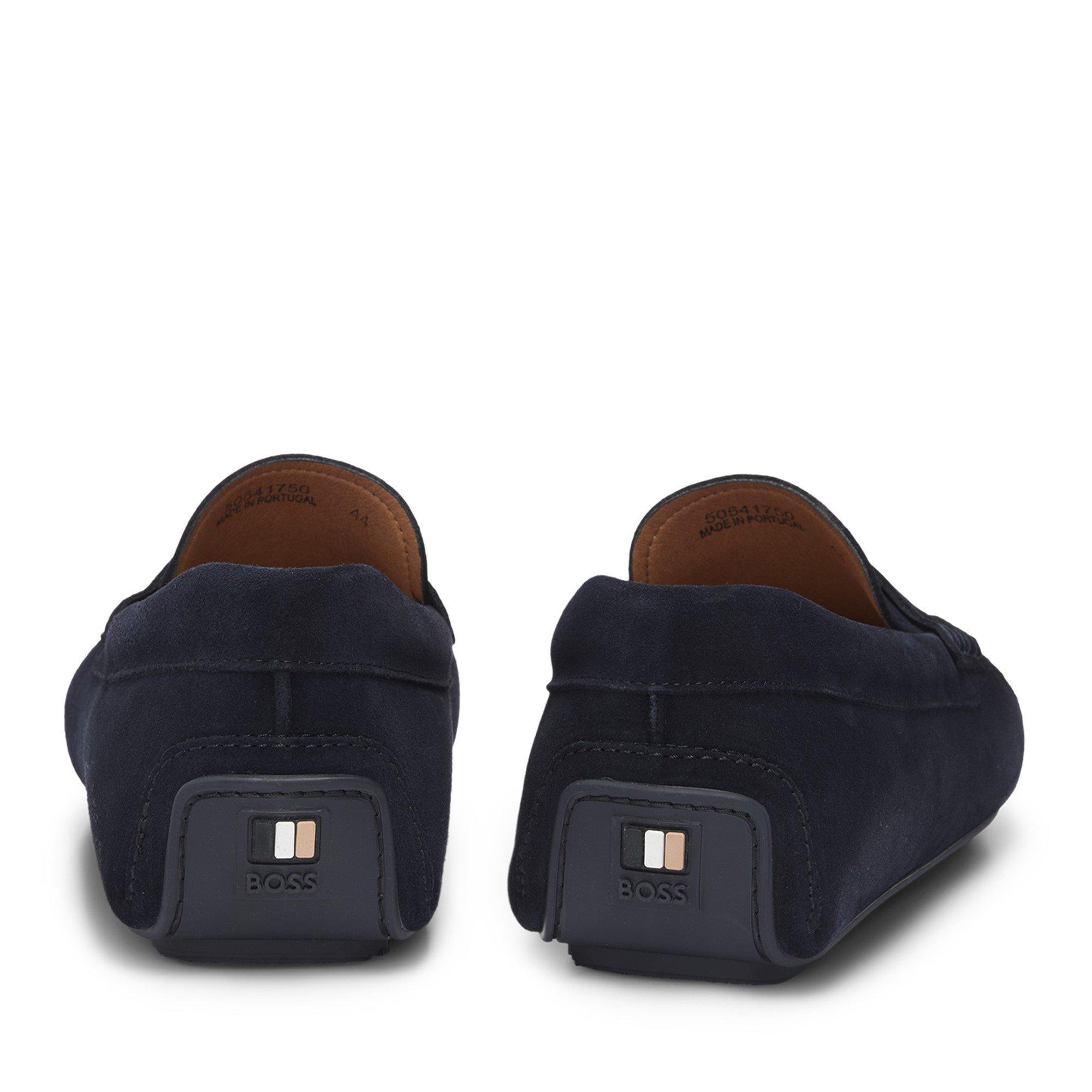 Dark Blue 401 - Boss - Suede Loafers - 4