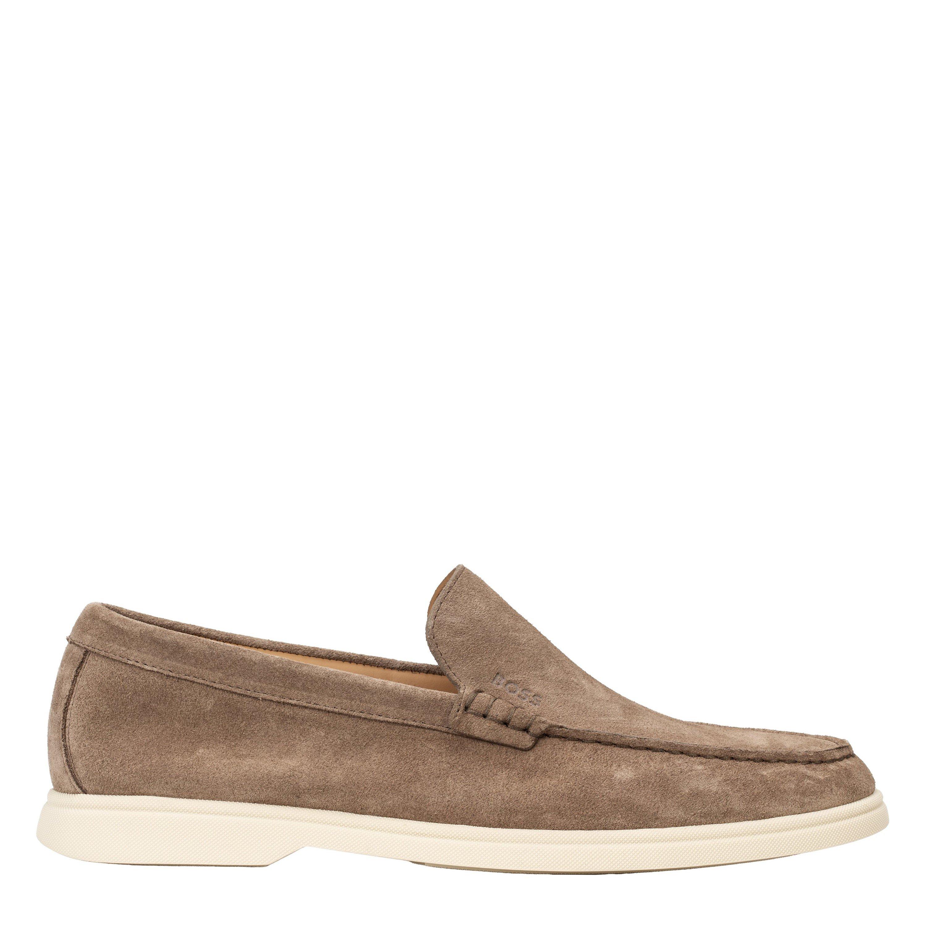 Boss Men's Black Loafers With Iconic Logo Detail (Sienne) - Beige 262 - 10 (44)