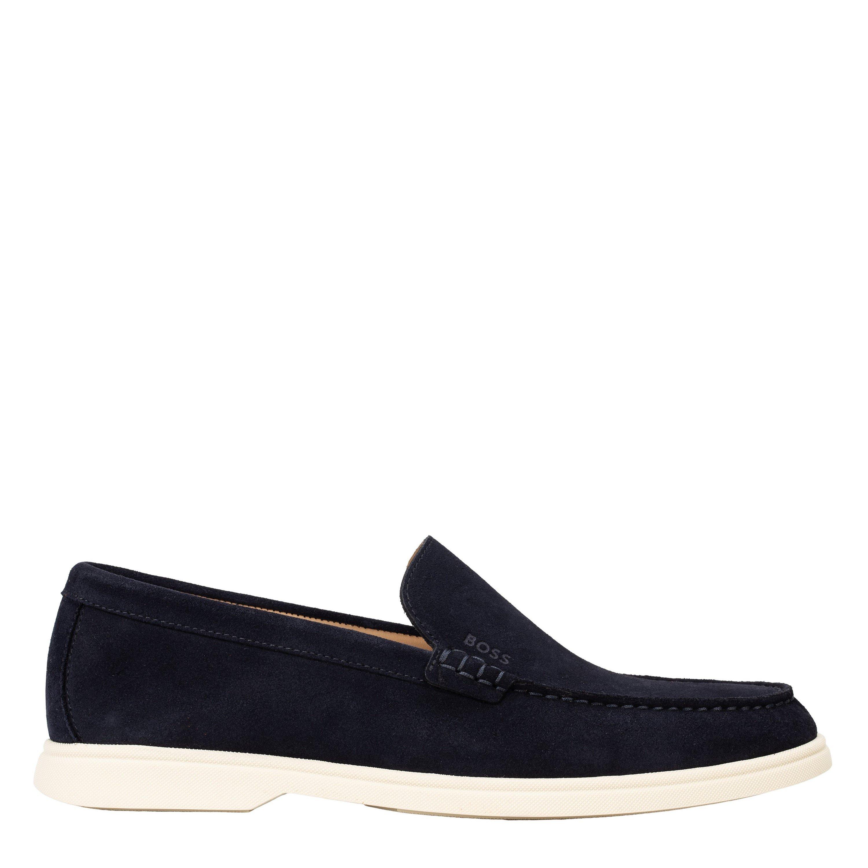 Boss Men's Black Loafers With Iconic Logo Detail (Sienne) - Dark Blue 402 - 9 (43)