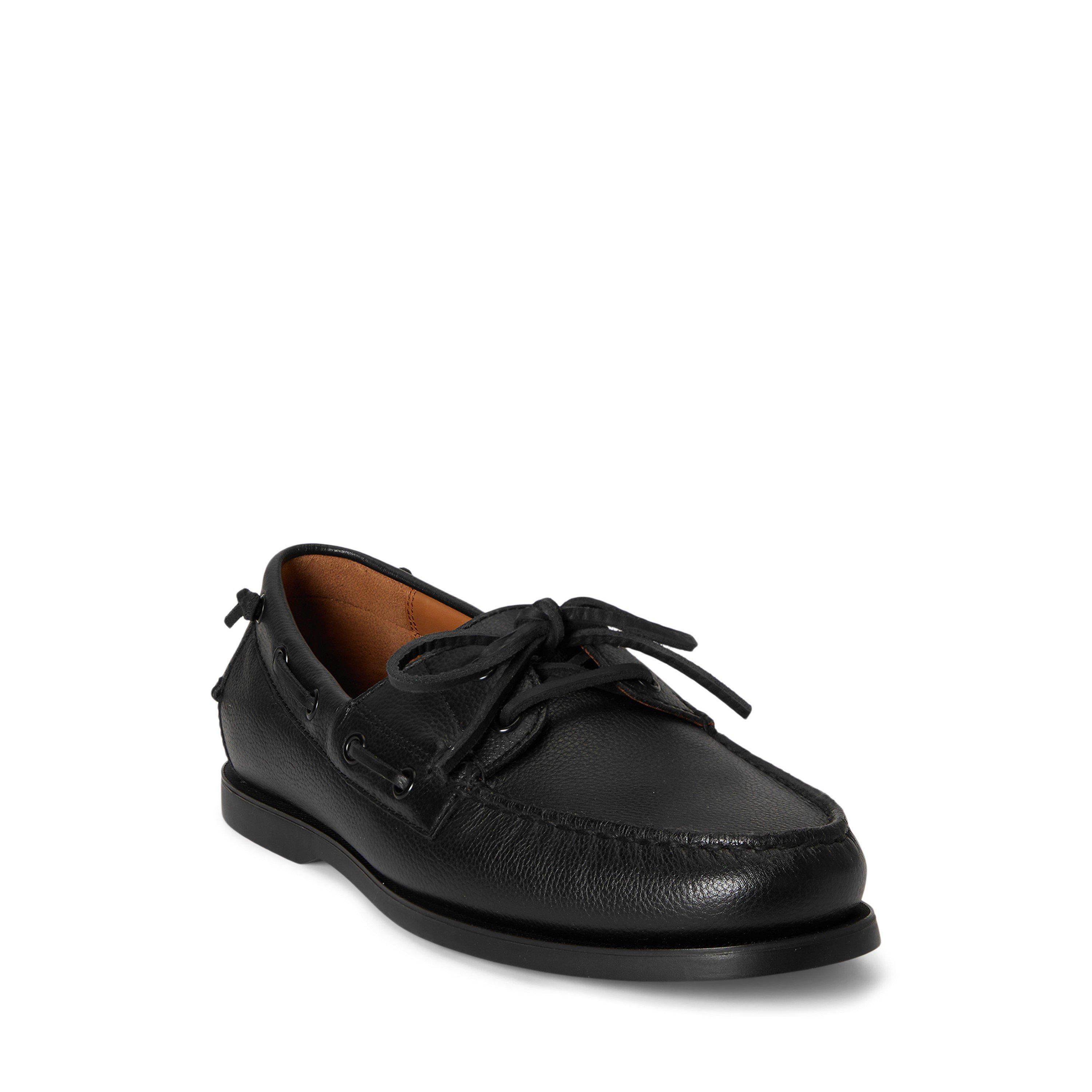 Triple Black - Polo Ralph Lauren - Men's Merton Boat Shoes - 2