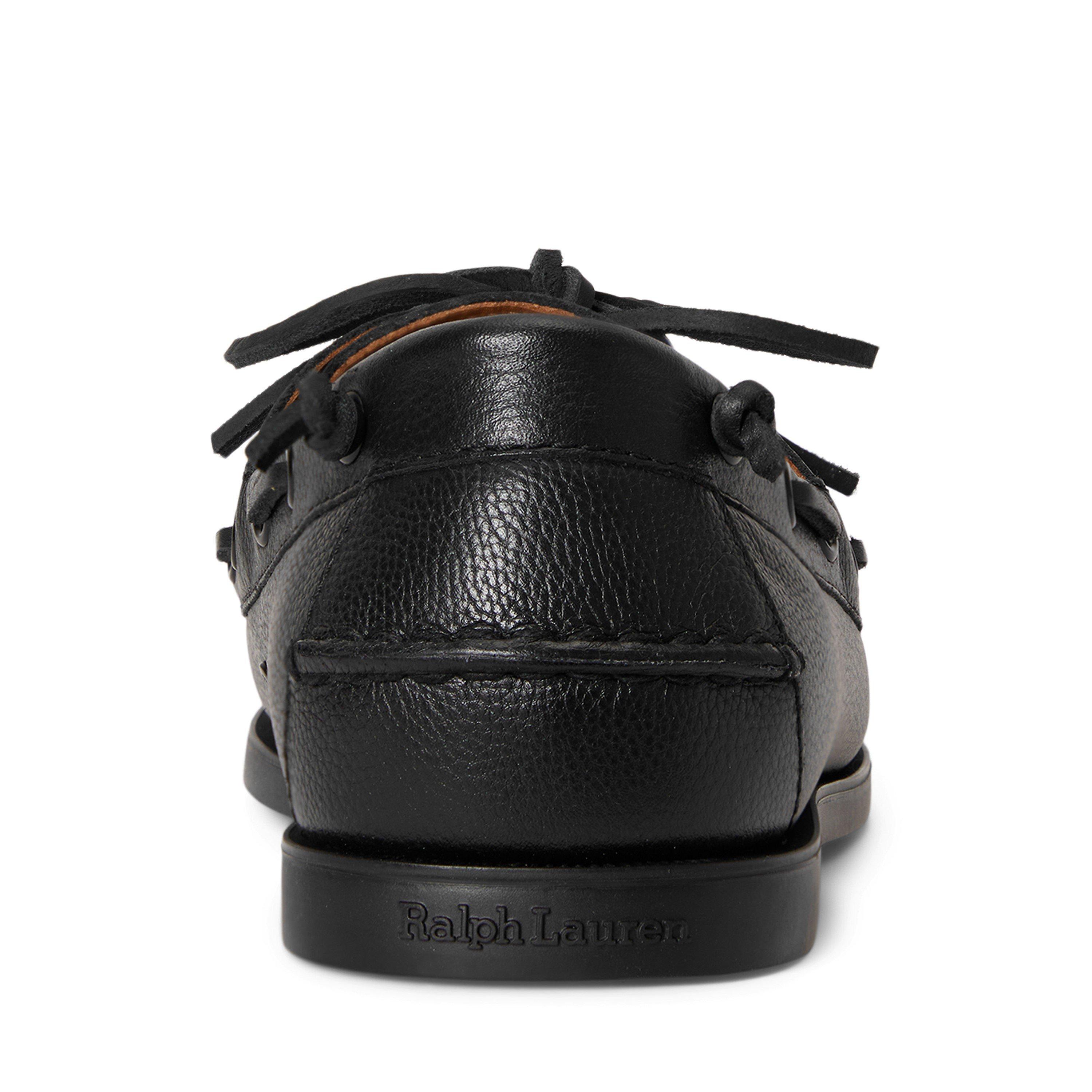 Triple Black - Polo Ralph Lauren - Men's Merton Boat Shoes - 4