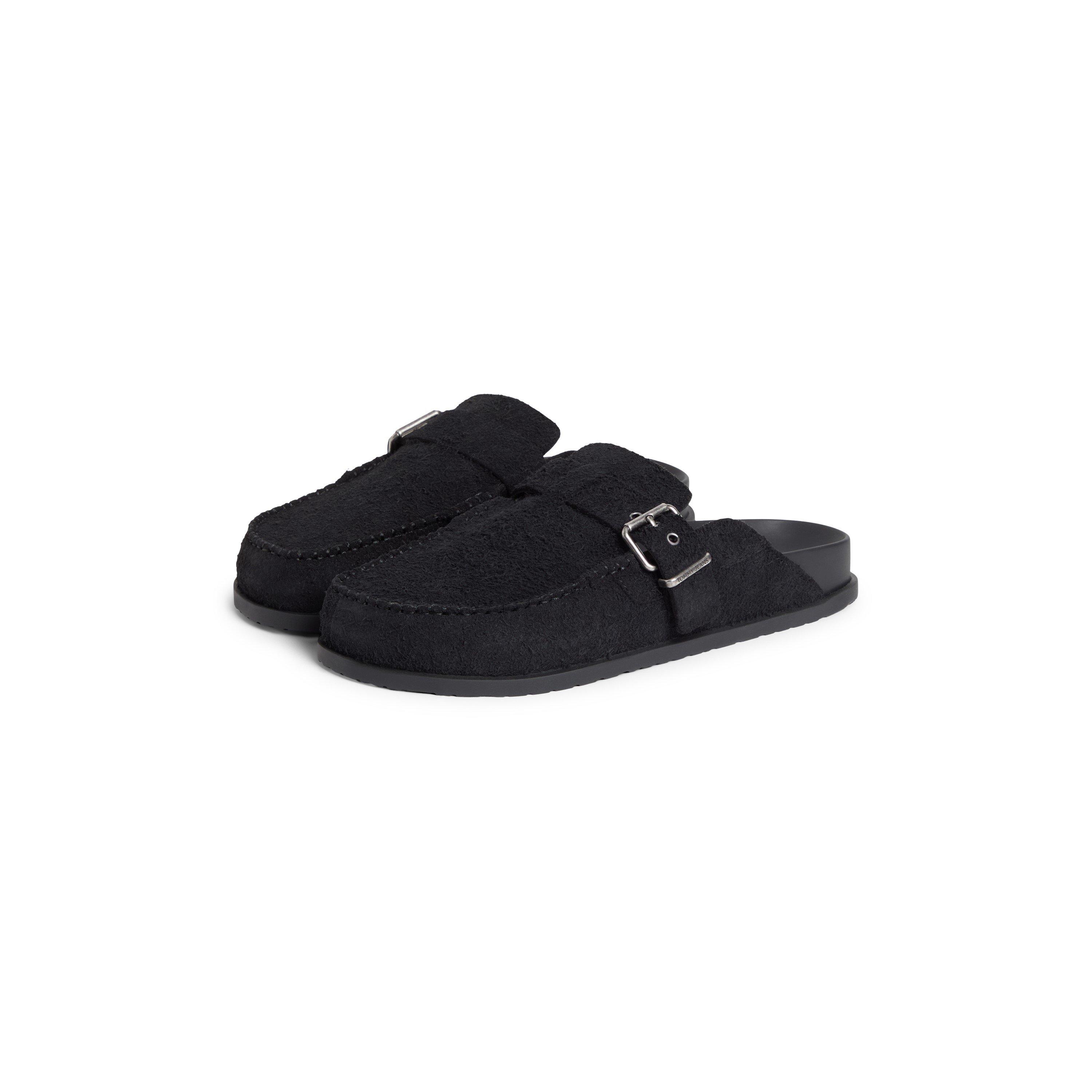 Schwarz - Tommy Jeans - TJ Mule Wshd Suede Sn63 - 2