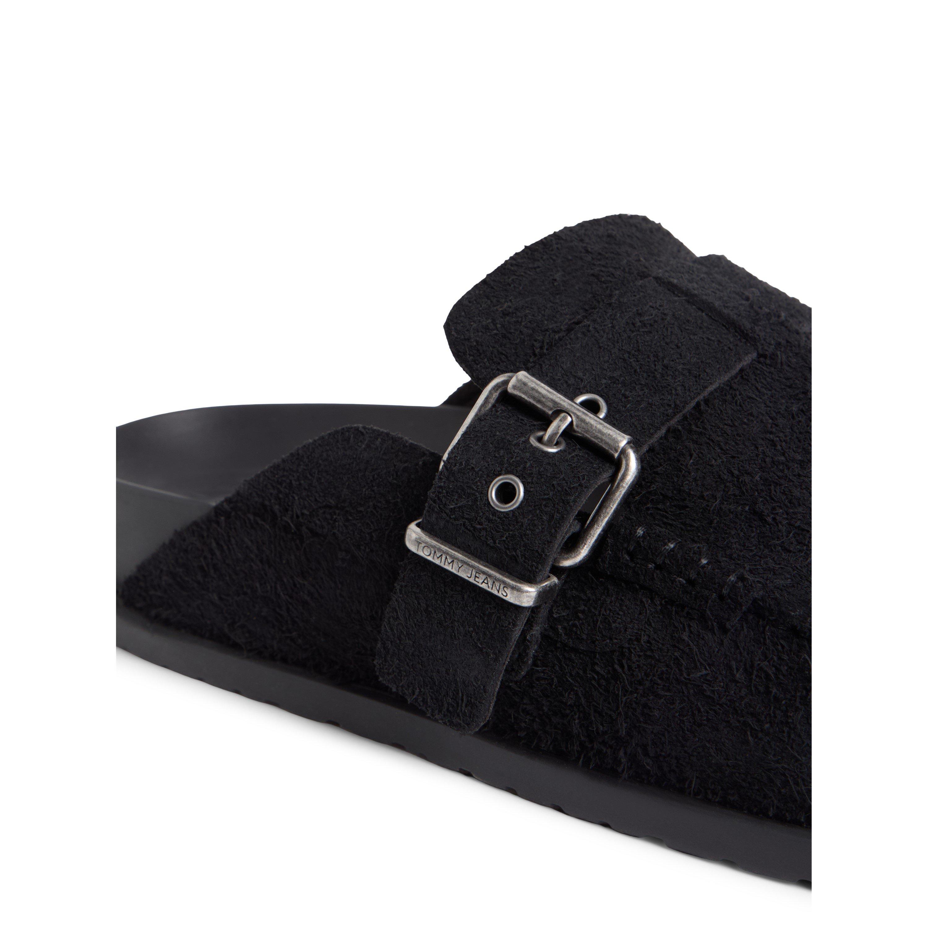 Schwarz - Tommy Jeans - TJ Mule Wshd Suede Sn63 - 5