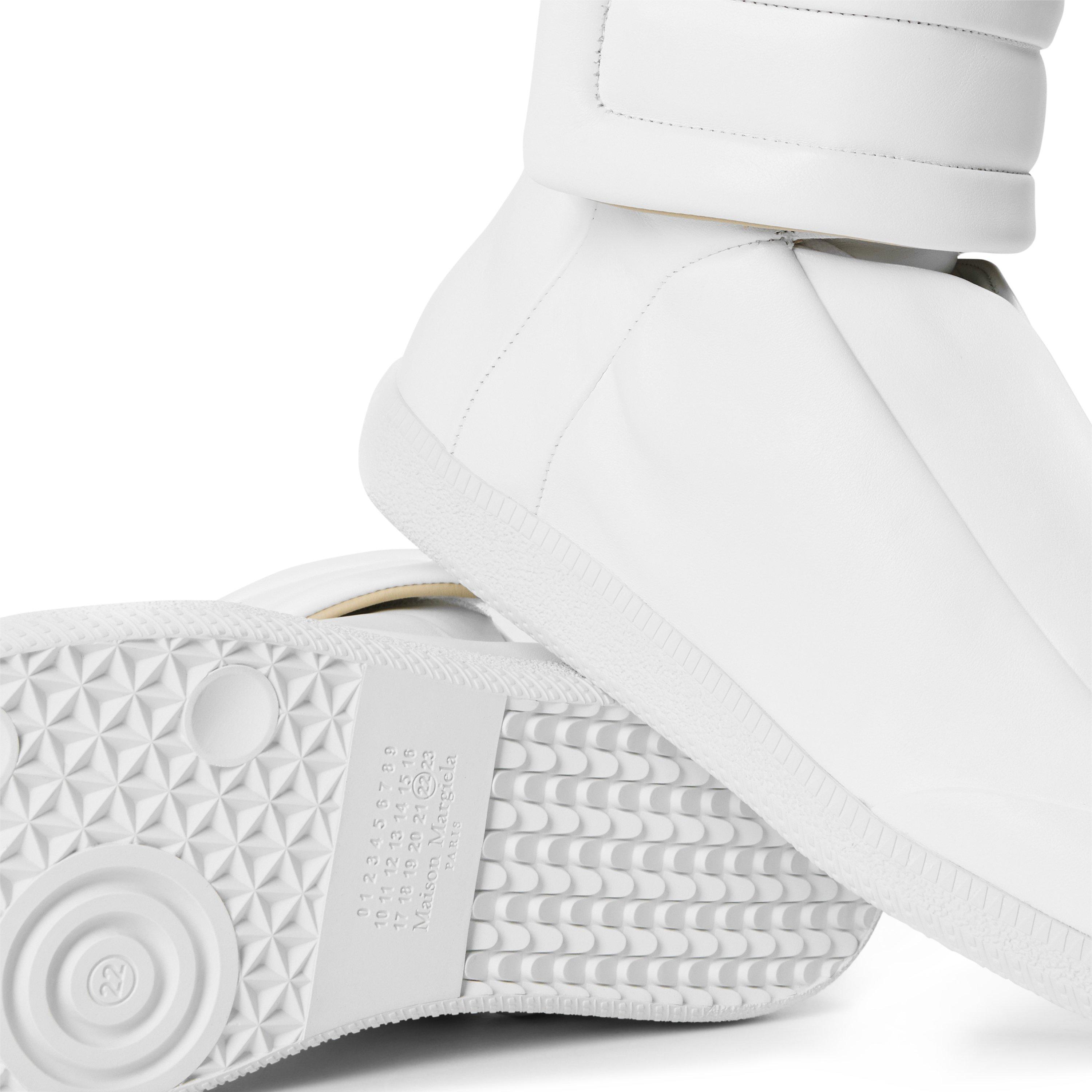 White - Maison Margiela - Men's Future Mid Top High-Top Trainers - 4