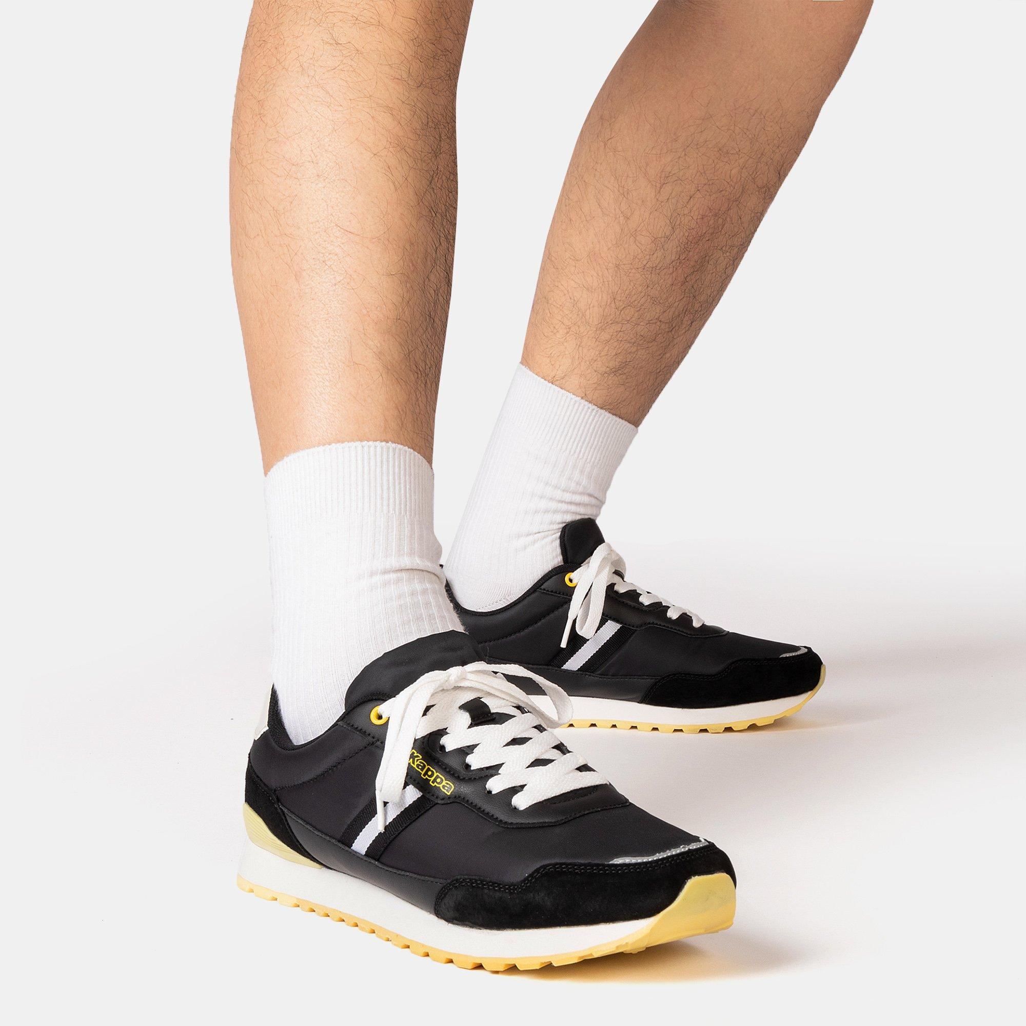 Black/Yellow - Kappa - DR Trainers Mens - 6