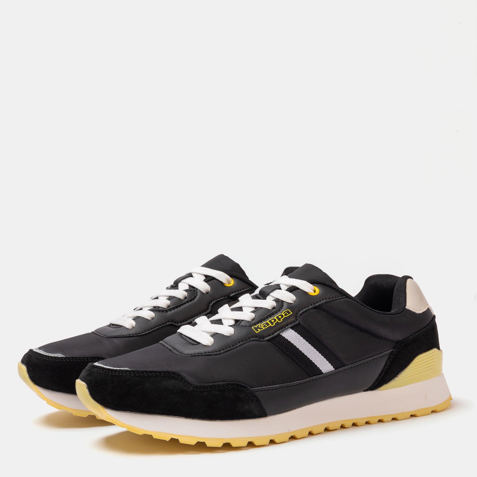 Black/Yellow - Kappa - DR Trainers Mens - 7