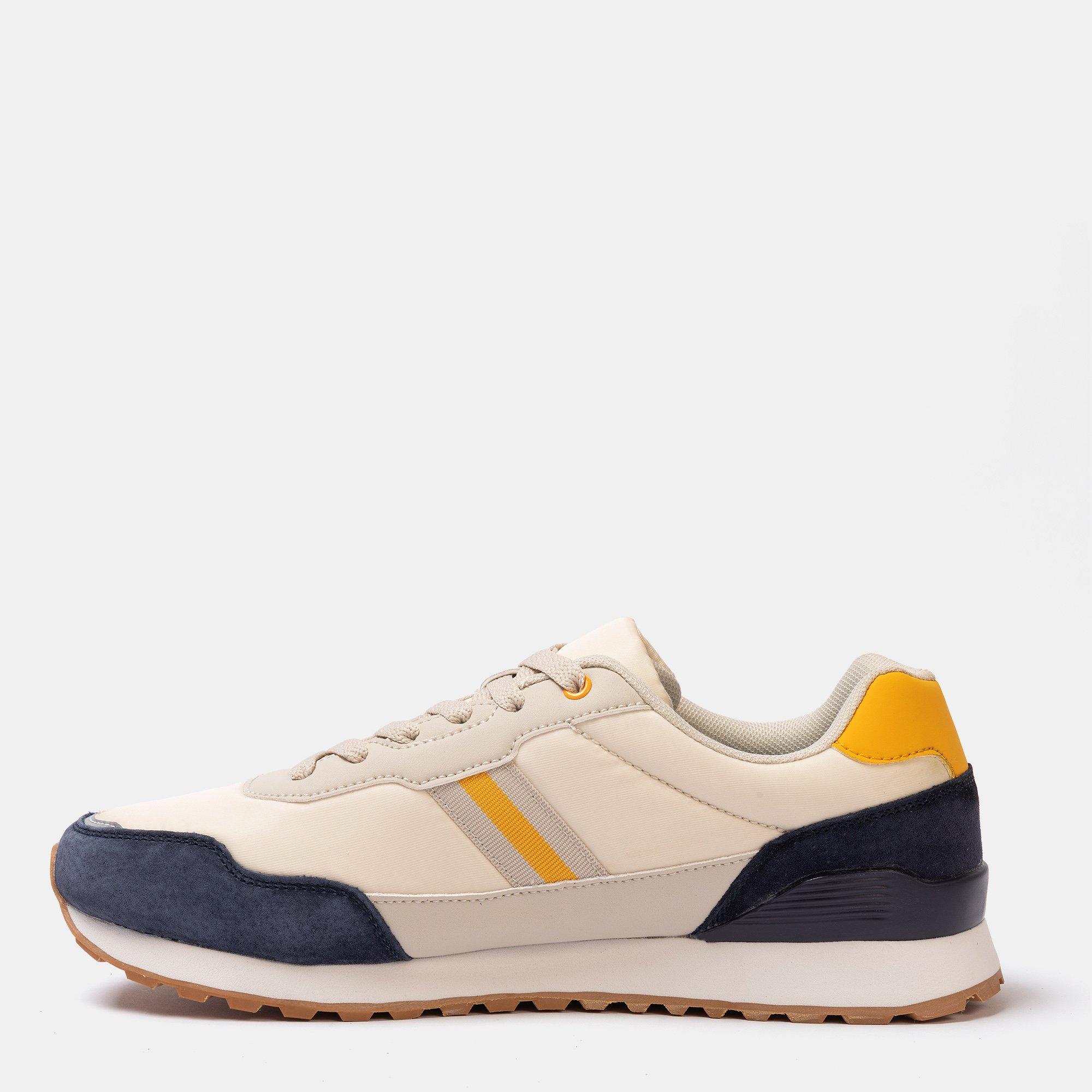 Beige/Navy - Kappa - DR Suede Low-Top Trainers - 2