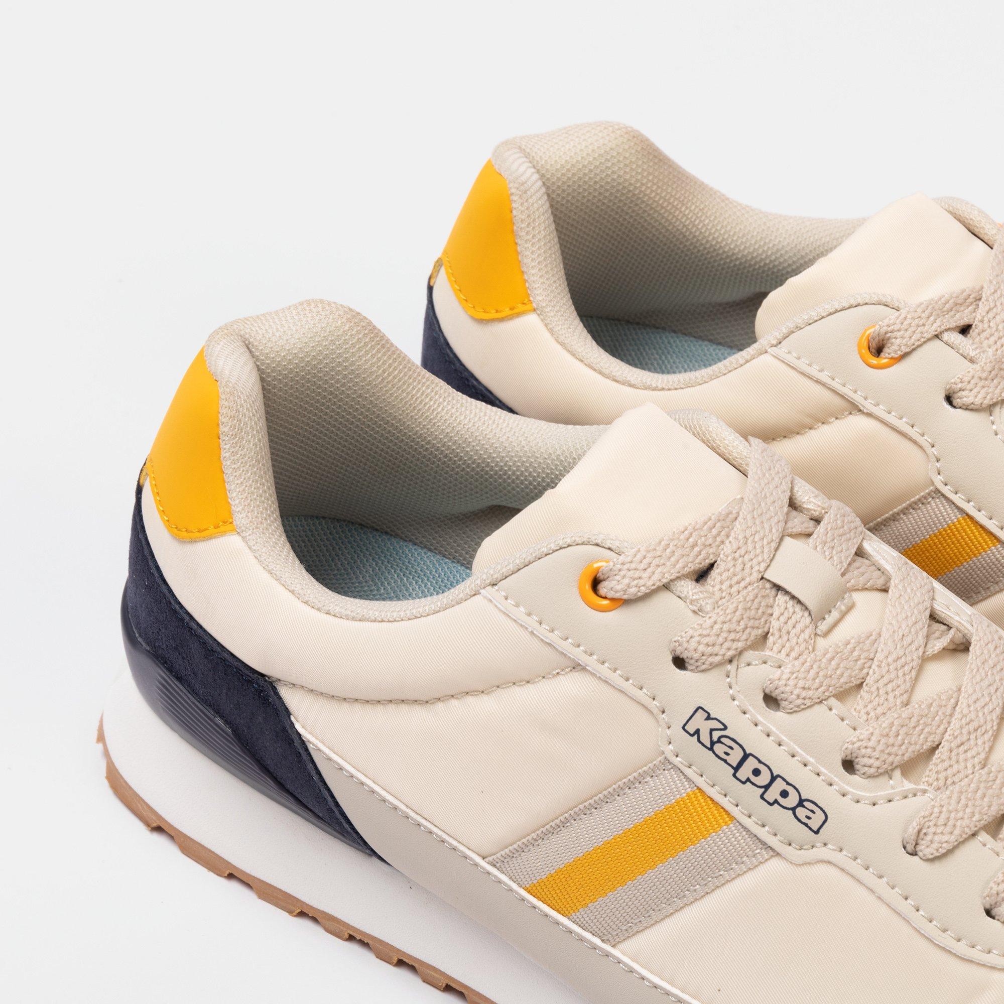 Beige/Navy - Kappa - DR Suede Low-Top Trainers - 4