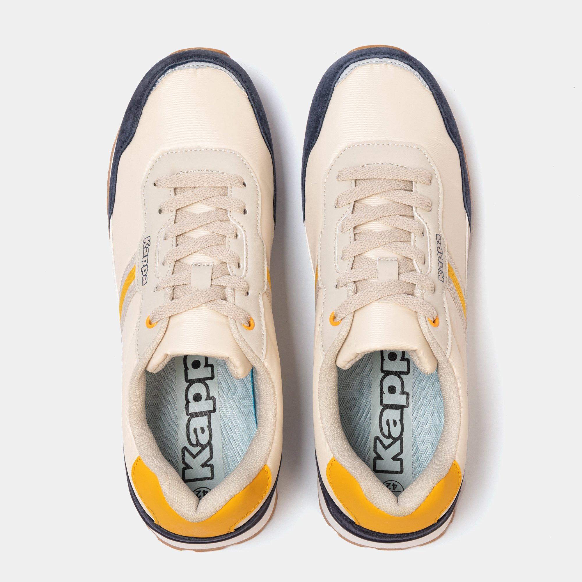 Beige/Navy - Kappa - DR Suede Low-Top Trainers - 5