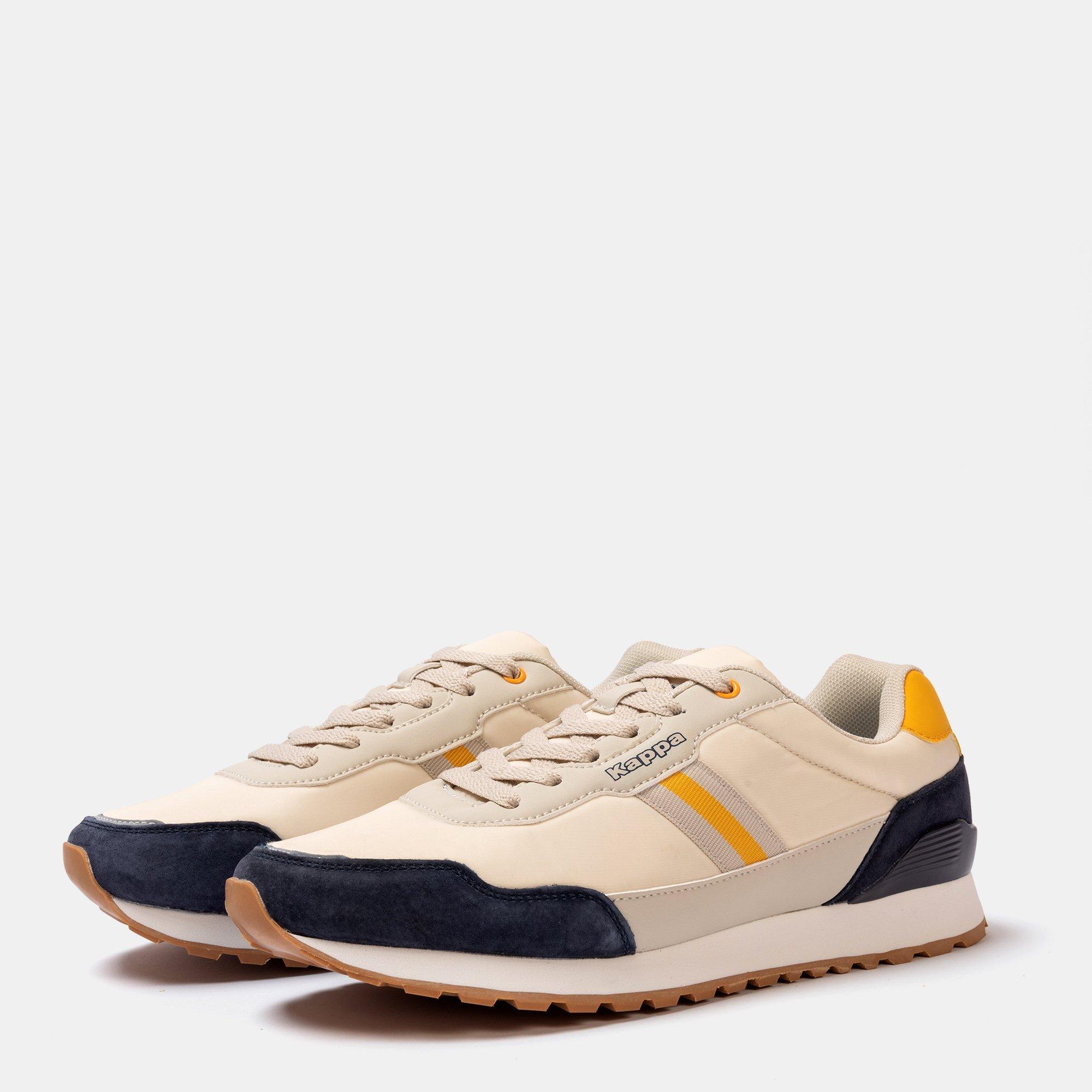 Beige/Navy - Kappa - DR Suede Low-Top Trainers - 7