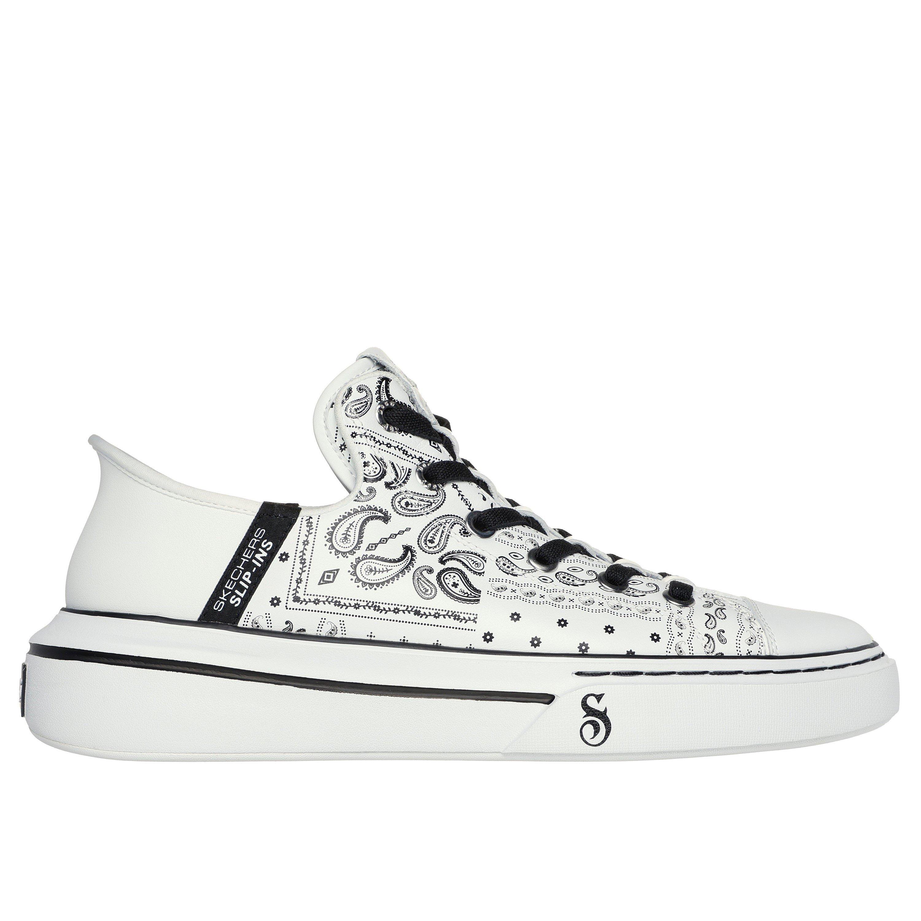 White/Black - Skechers - Men's Low-Top Trainers - 1