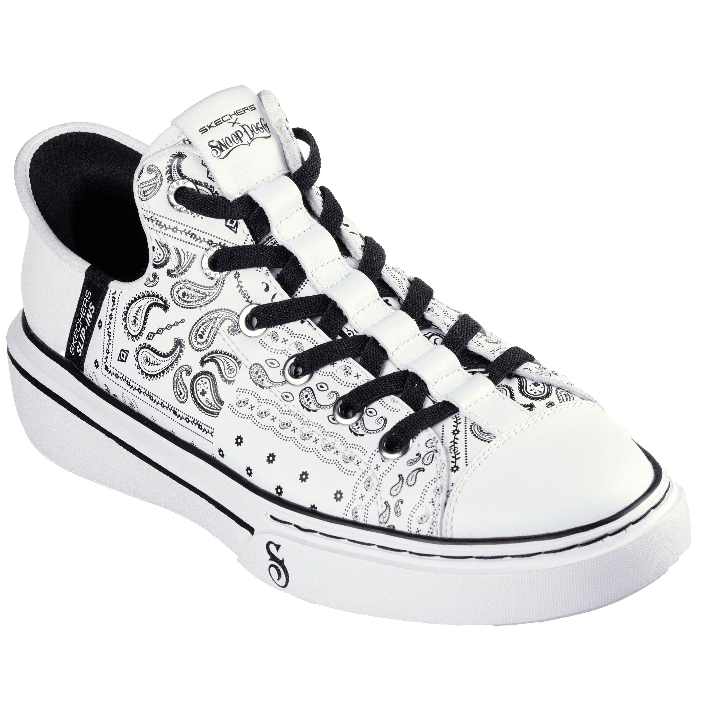 White/Black - Skechers - Men's Low-Top Trainers - 3