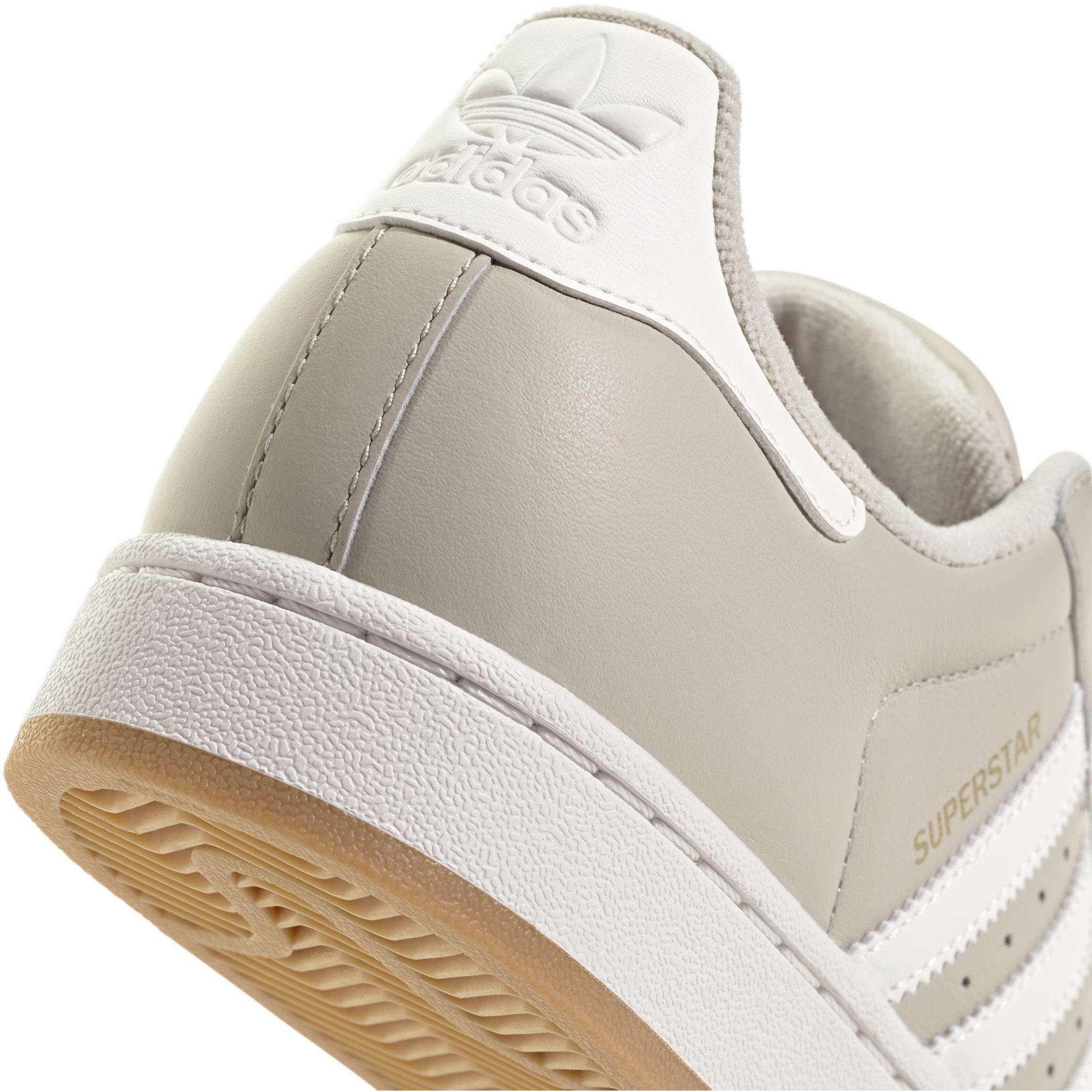Wonalu/Owhite - adidas Originals - Women's Superstar II Leather Low-Top Trainers - 7