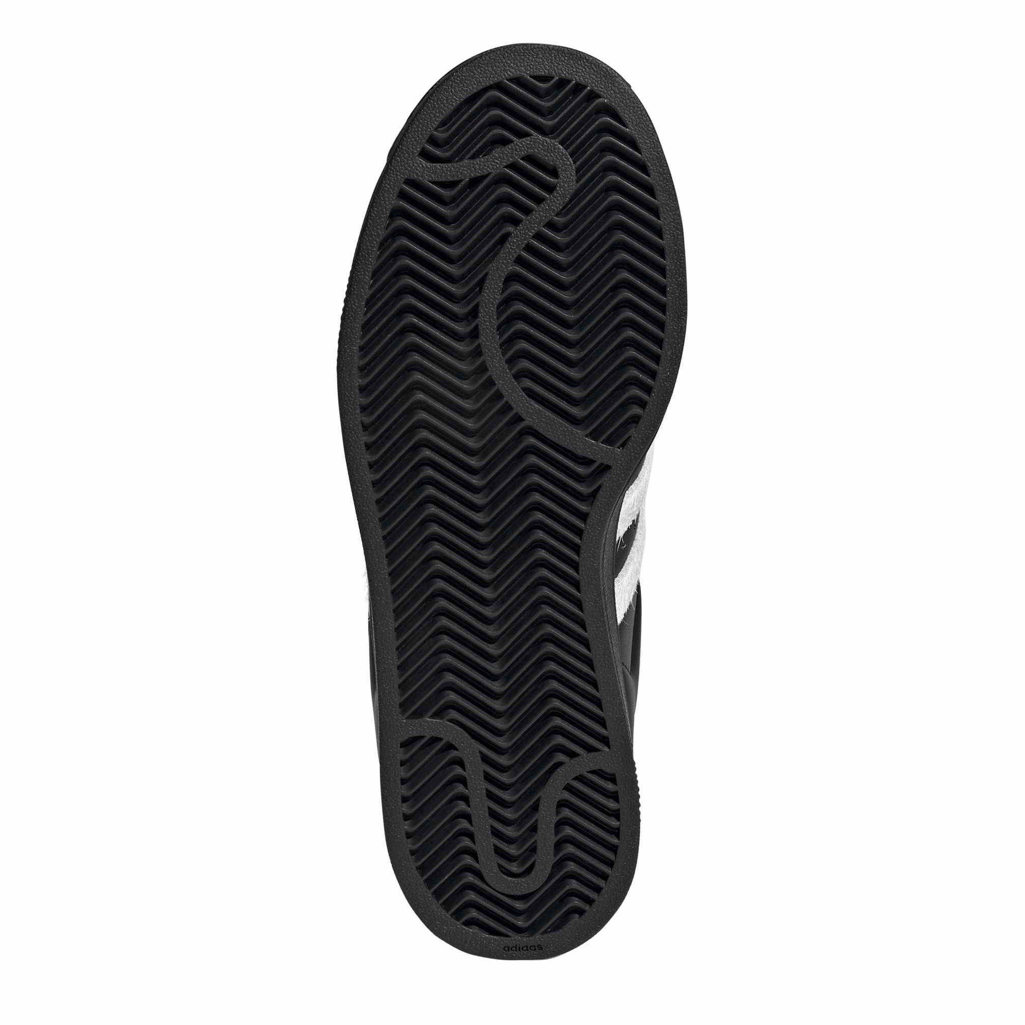 Cblack/Owhite - adidas Originals - Women's Superstar II Leather Low-Top Trainers - 6