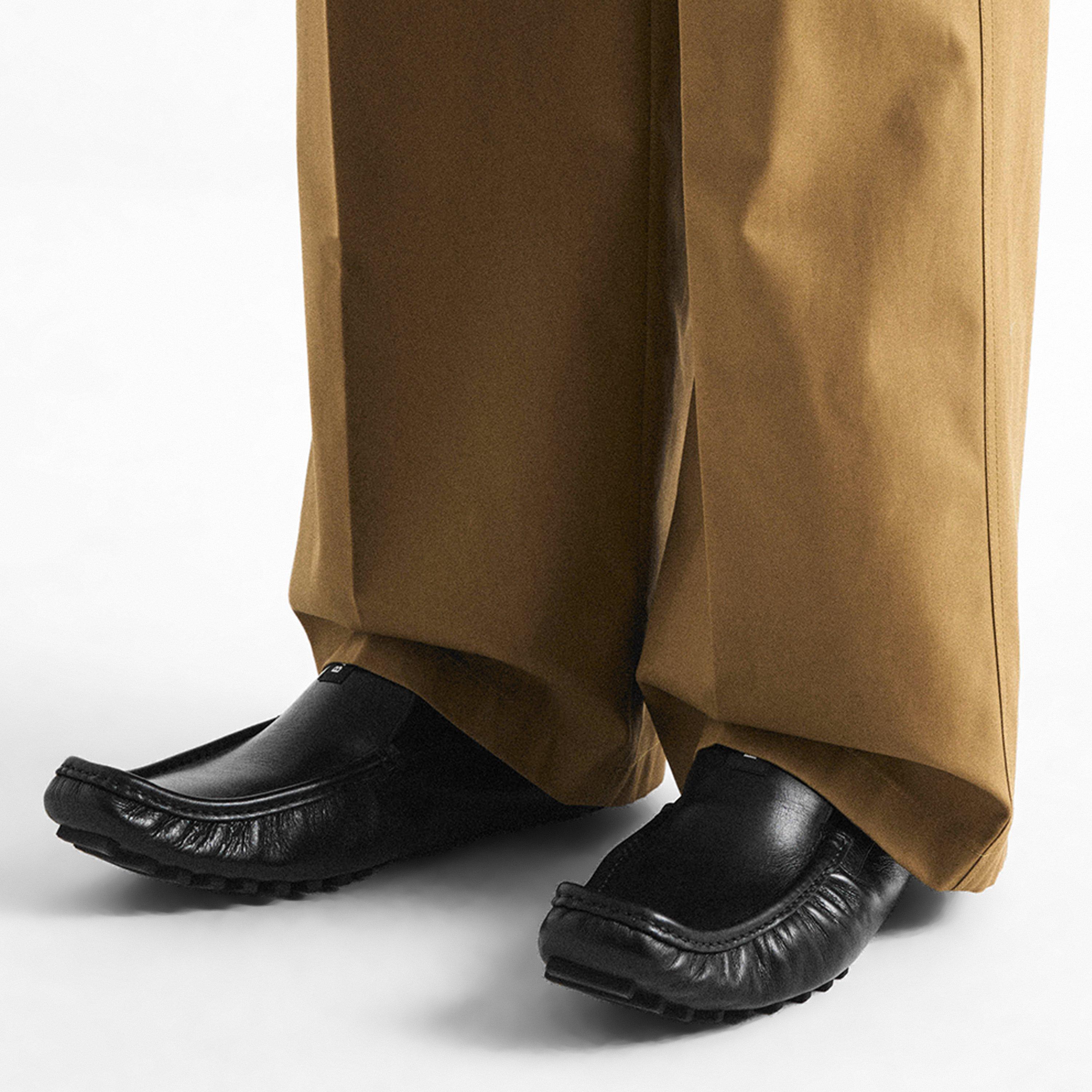 Blck/White - Balenciaga - Men's Loafers - 3