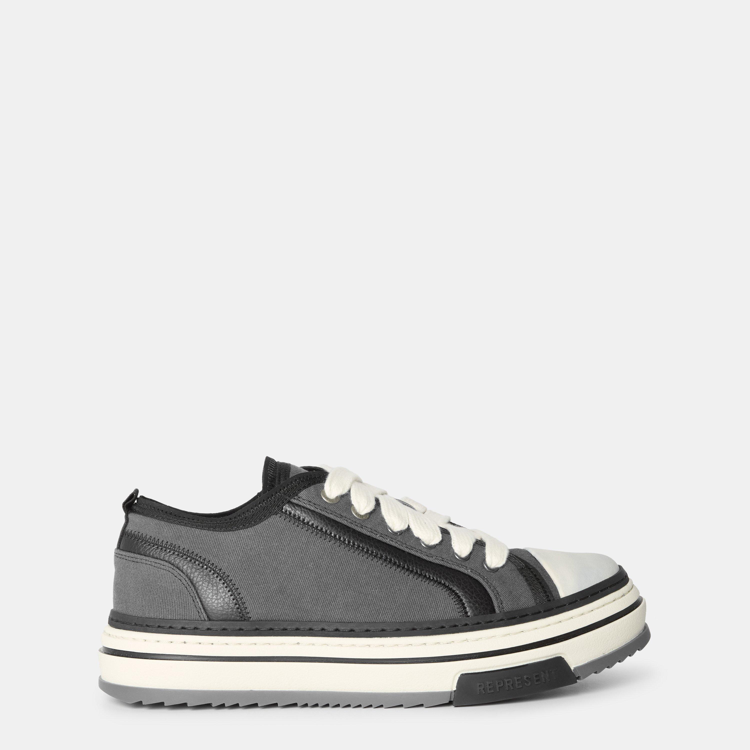 Represent Men's Chunky Trainers - Black Textured - 6.5 (40.5)