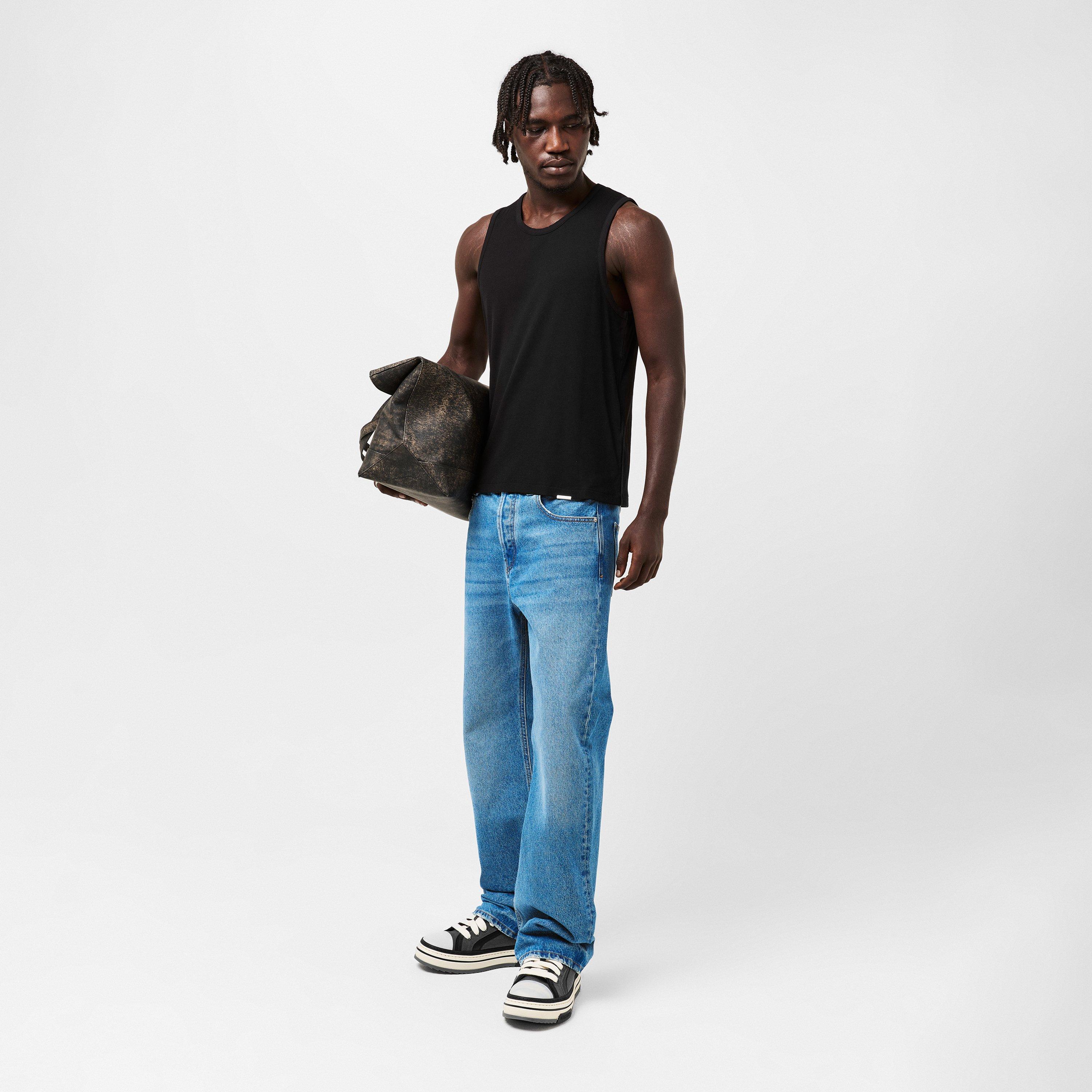 Black Textured - Represent - Men's Chunky Trainers - 6