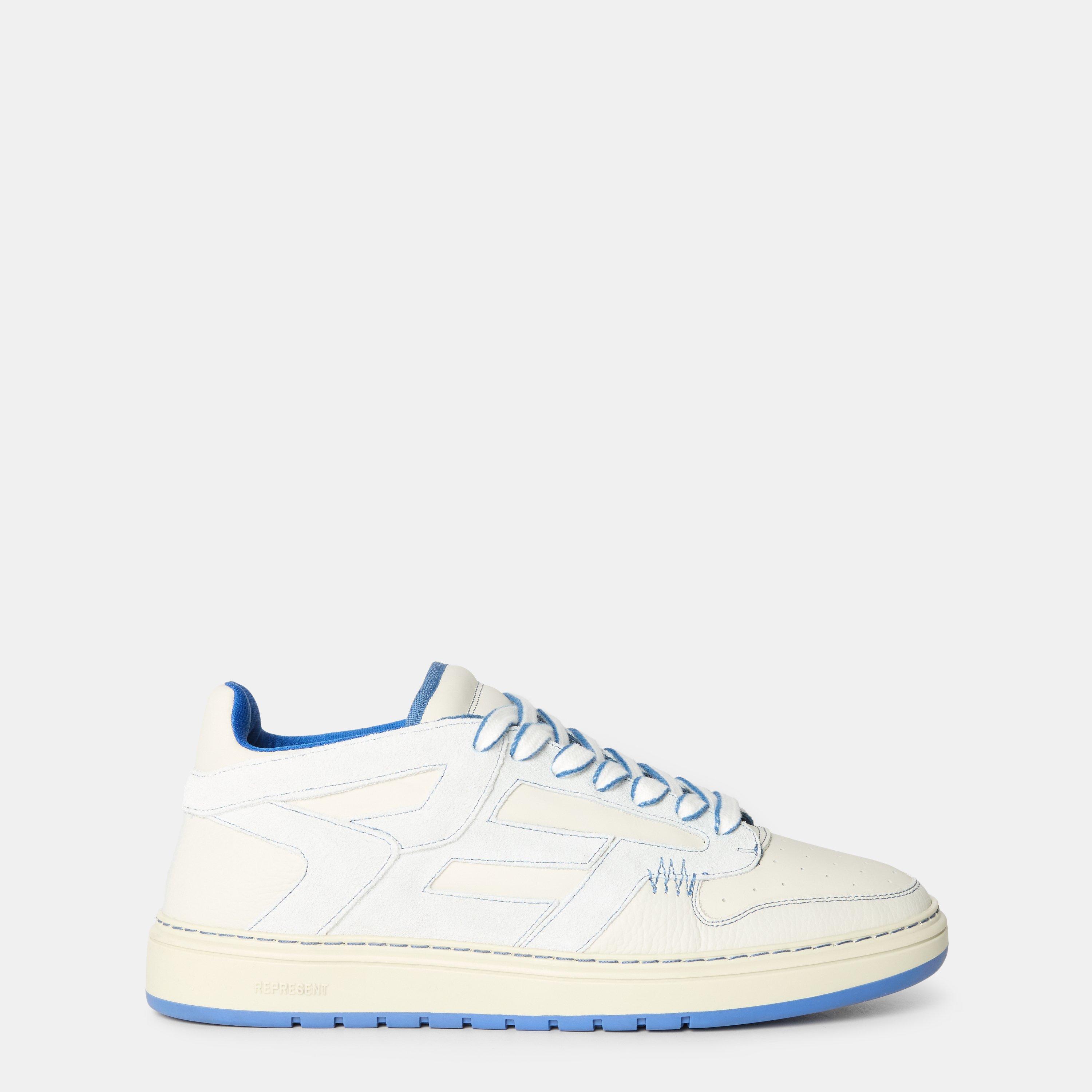 Represent Men's Chunky Trainers - White/Blue - 6 (40)