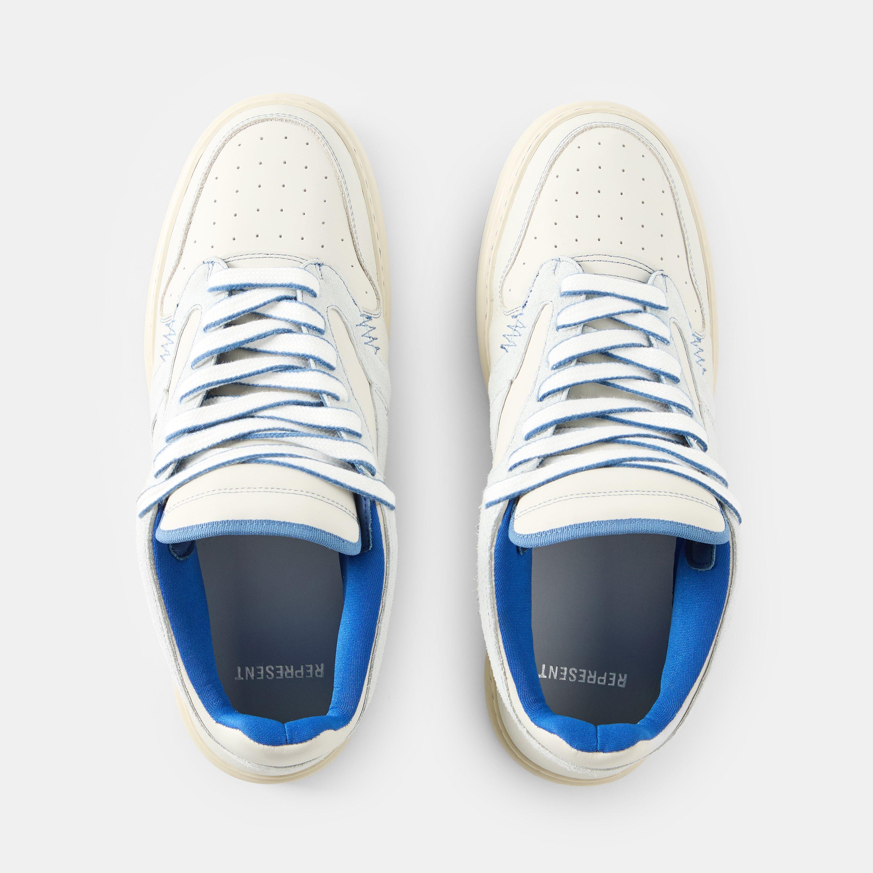 White/Blue - Represent - Men's Chunky Trainers, Chunky Style - 5