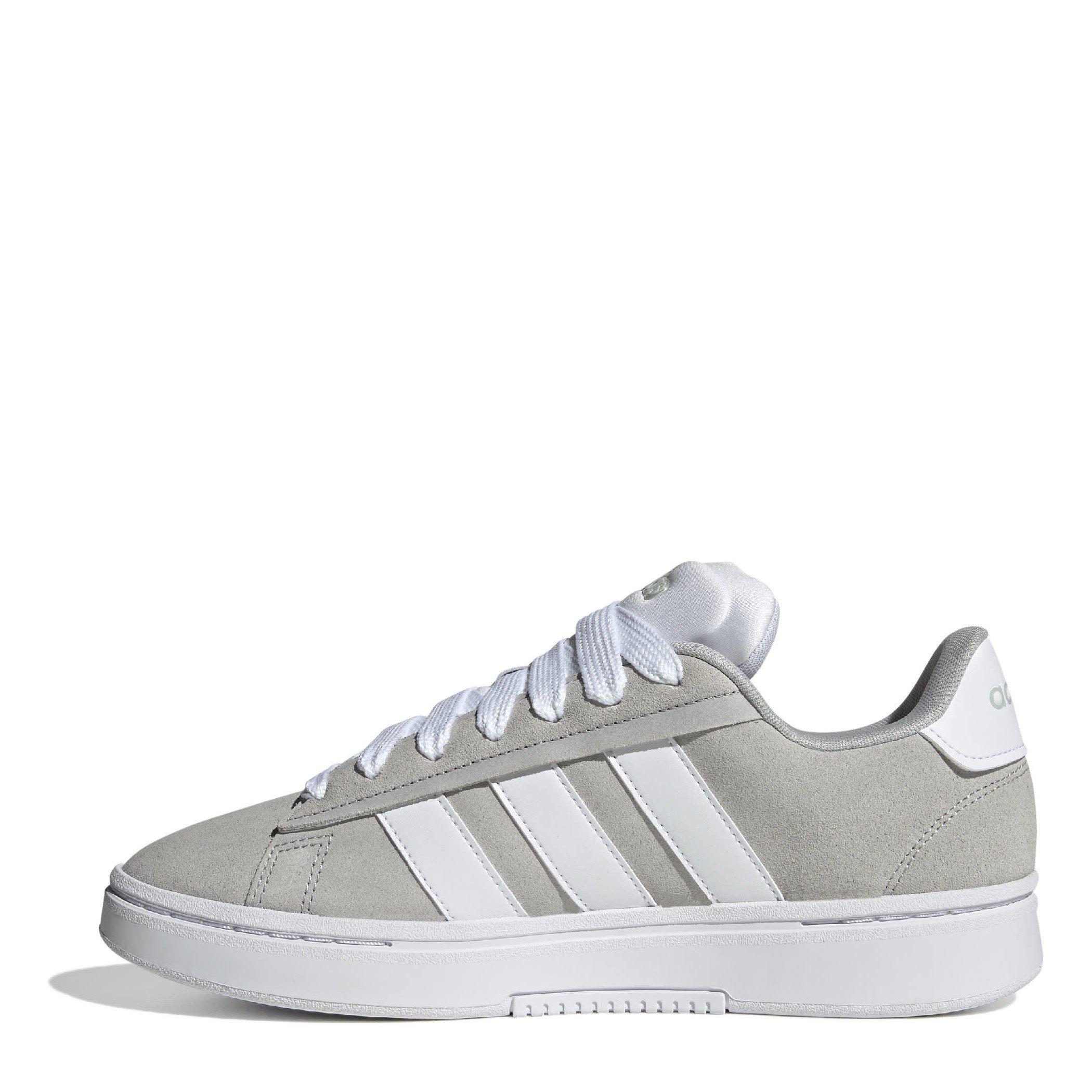 Gris/Blanco - adidas - Grand Court Alpha 00s Trainers Mens - 2