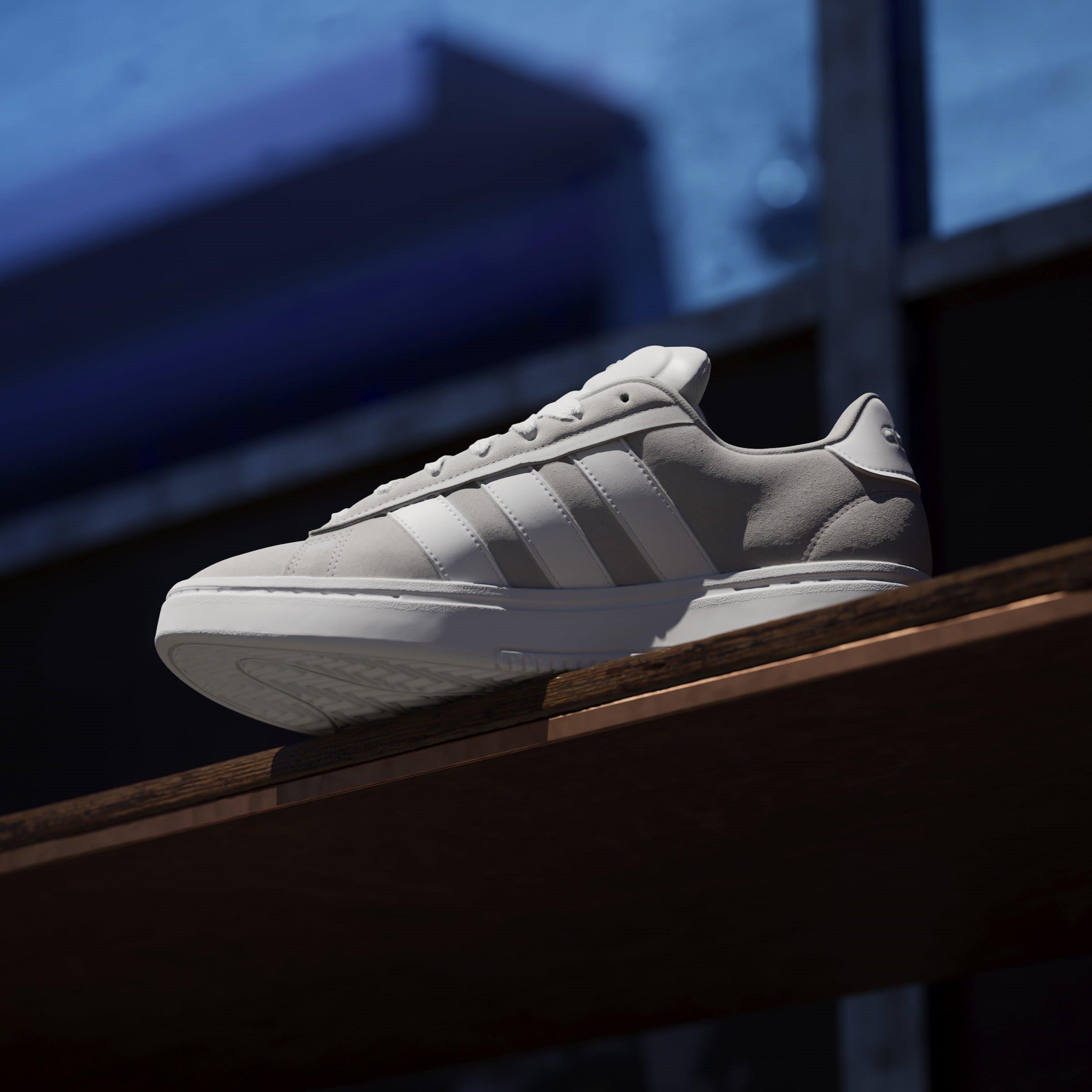Gris/Blanco - adidas - Grand Court Alpha 00s Trainers Mens - 13
