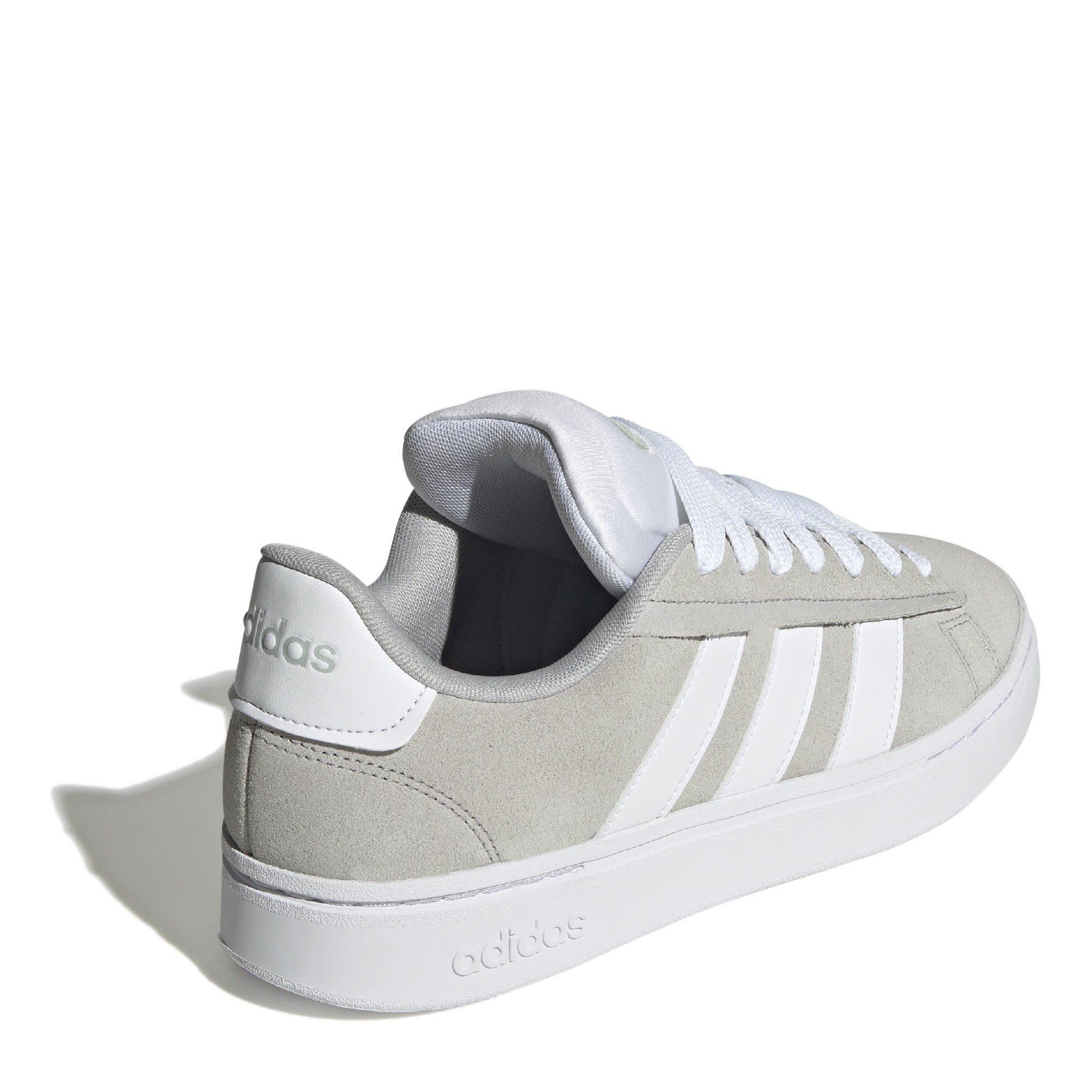 Gris/Blanco - adidas - Grand Court Alpha 00s Trainers Mens - 4