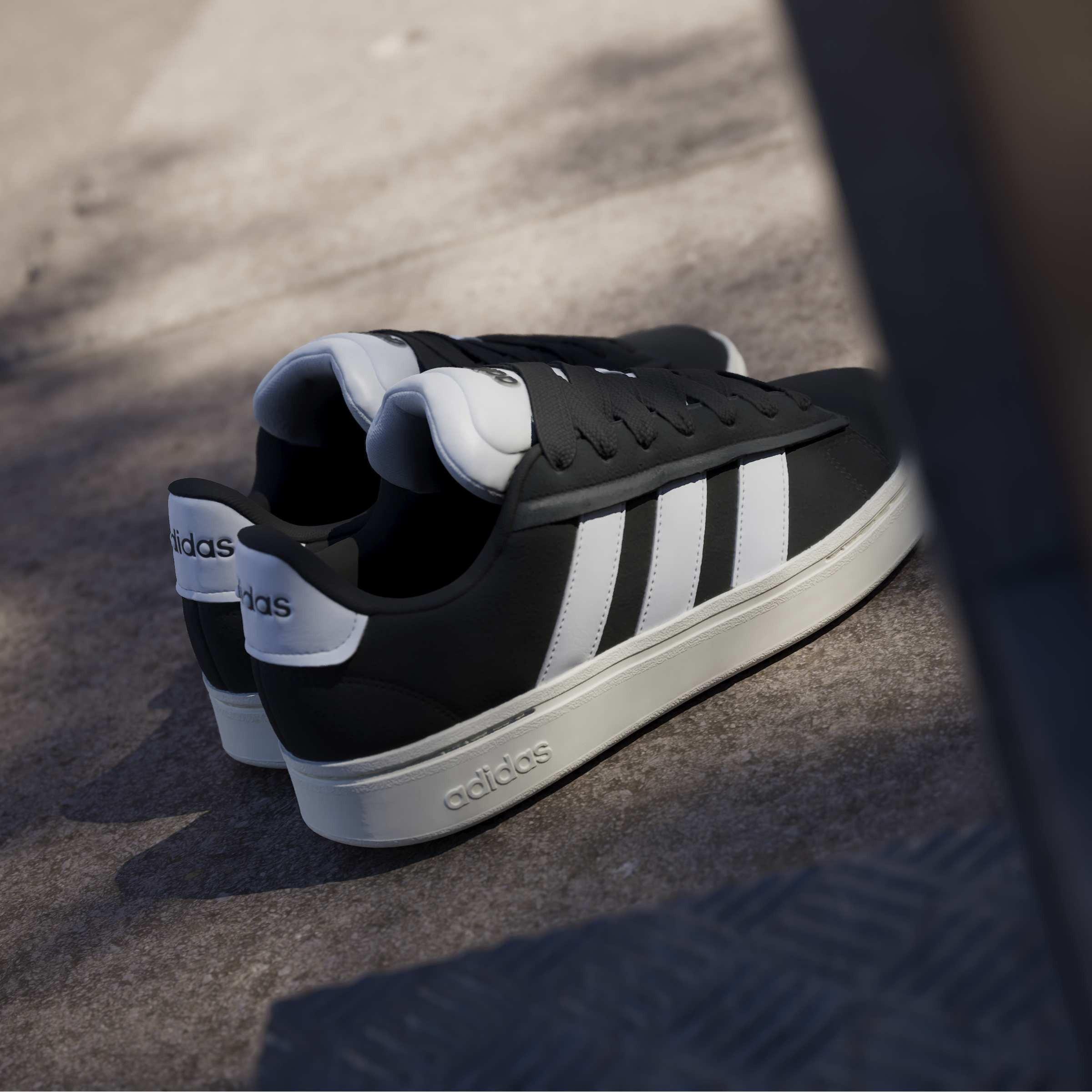 Noir/Blanc - adidas - Grand Court Alpha 00s Trainers Mens - 12