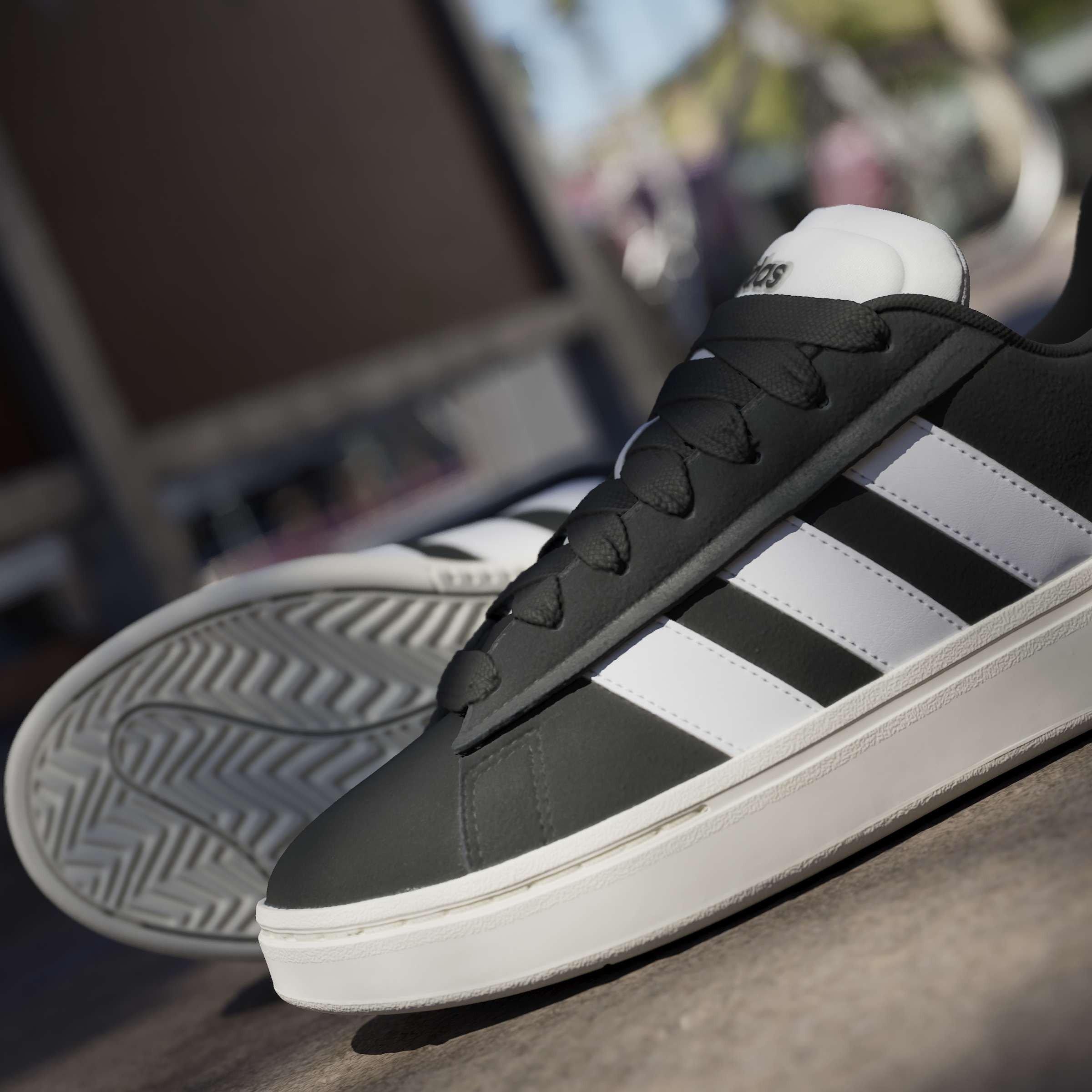 Noir/Blanc - adidas - Grand Court Alpha 00s Trainers Mens - 16