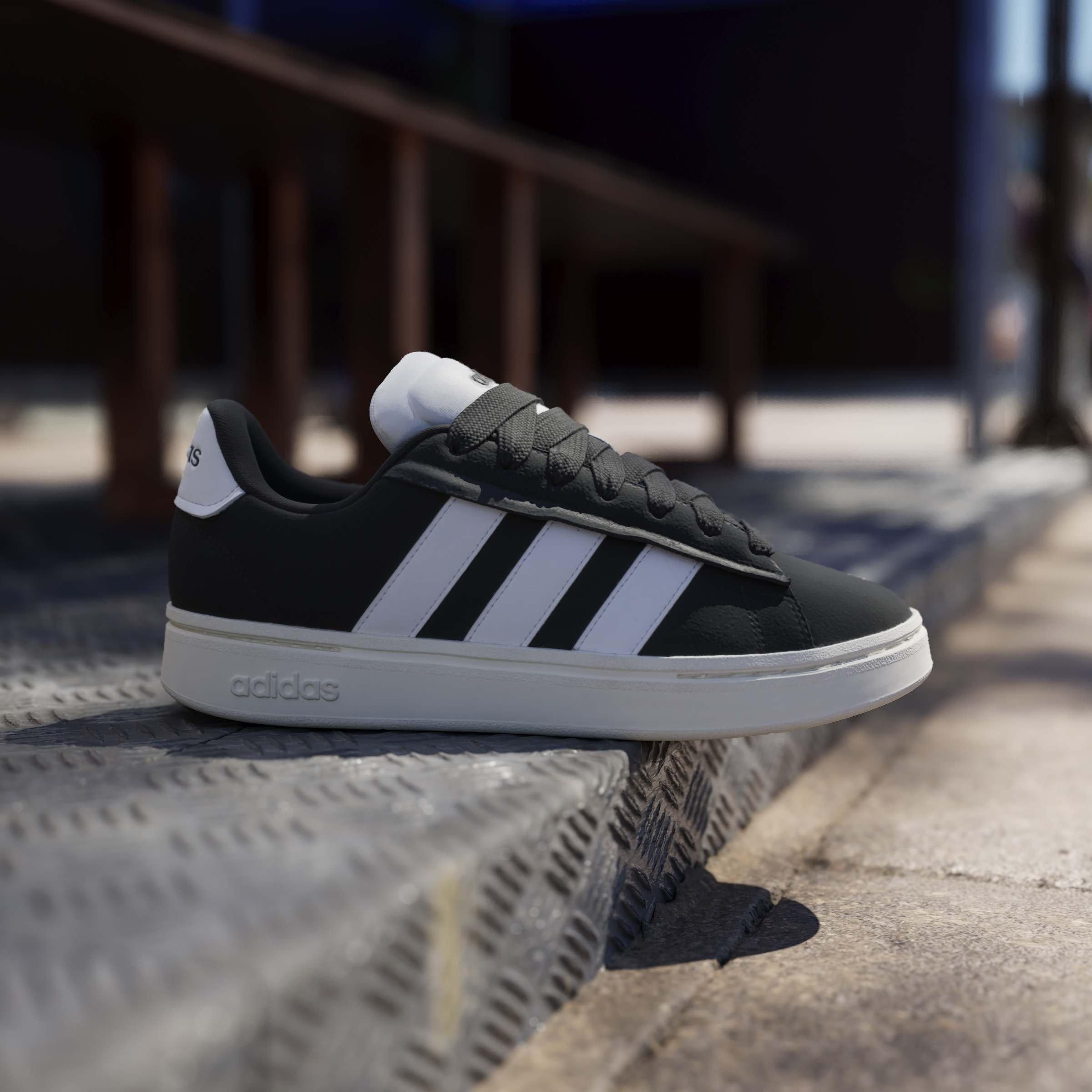Noir/Blanc - adidas - Grand Court Alpha 00s Trainers Mens - 9