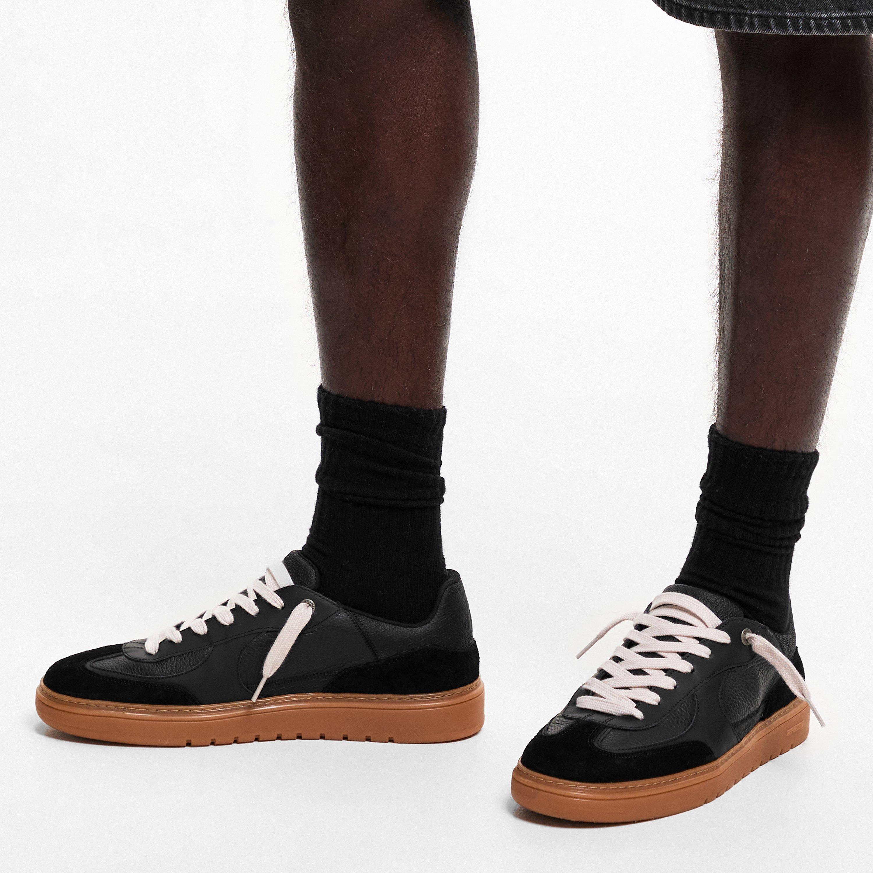 Black Gum - Represent - Men's Virtus Chunky Sole Chunky Trainers - 3