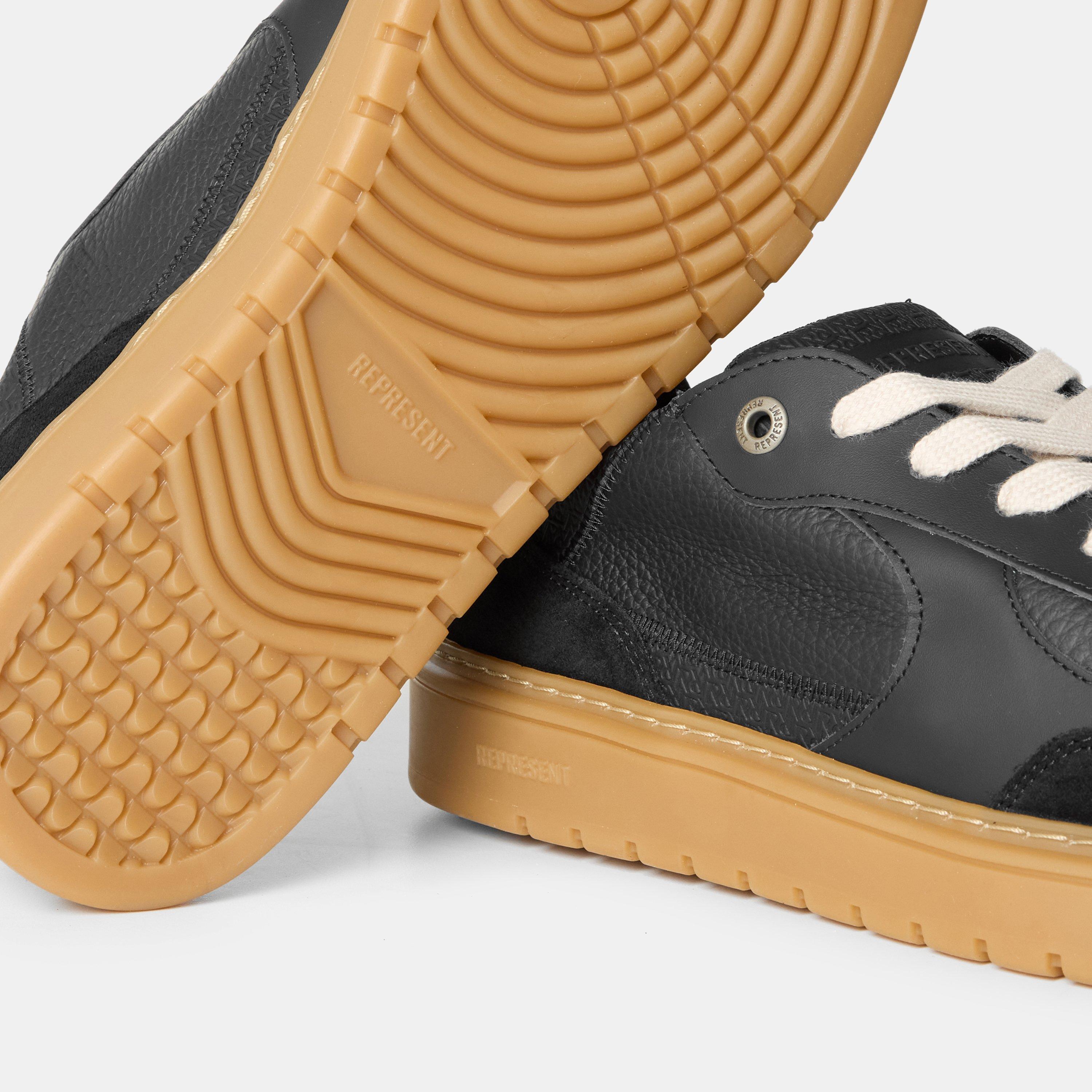 Black Gum - Represent - Men's Virtus Chunky Sole Chunky Trainers - 4